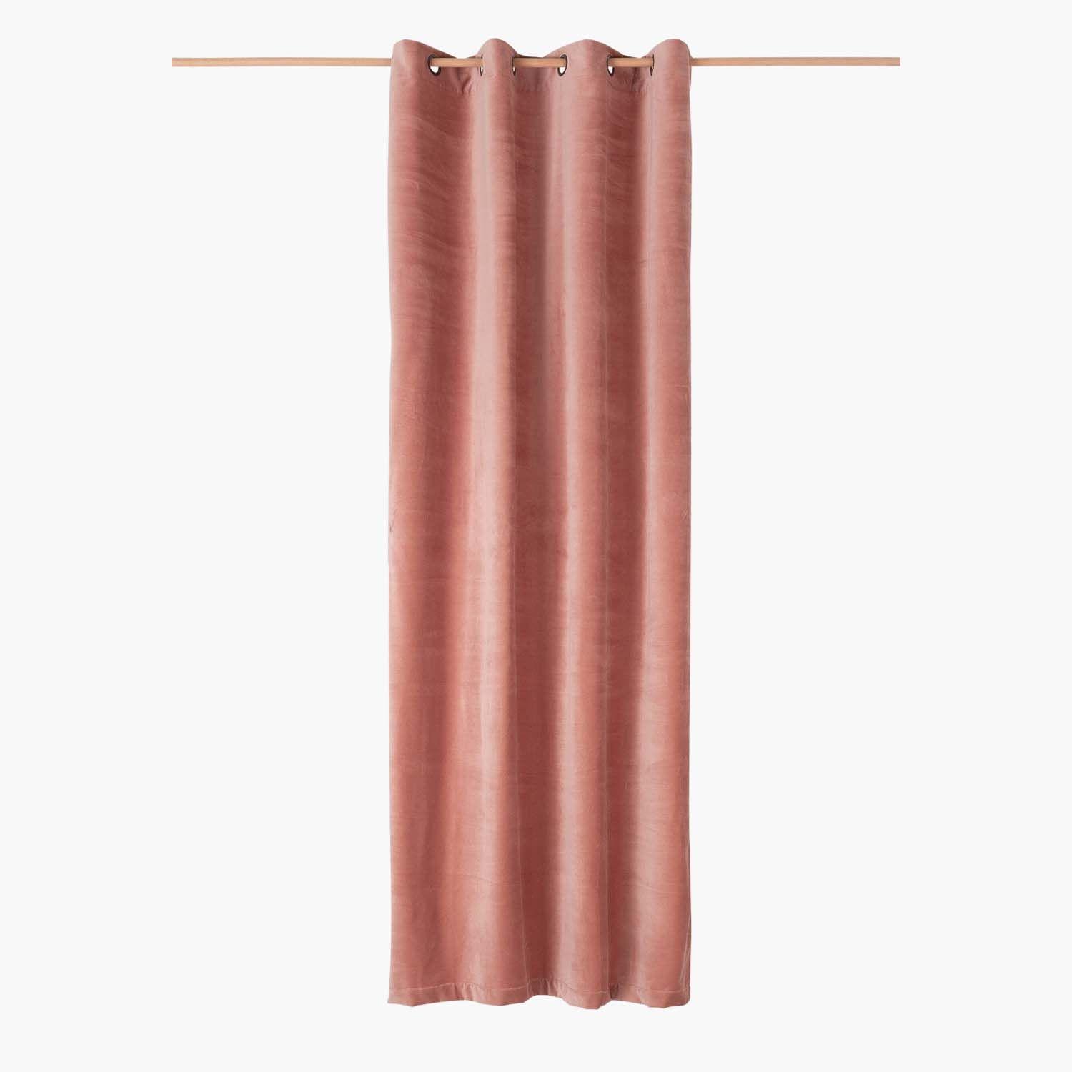 Cortina Velur 140x280 Rosa envejecido-0