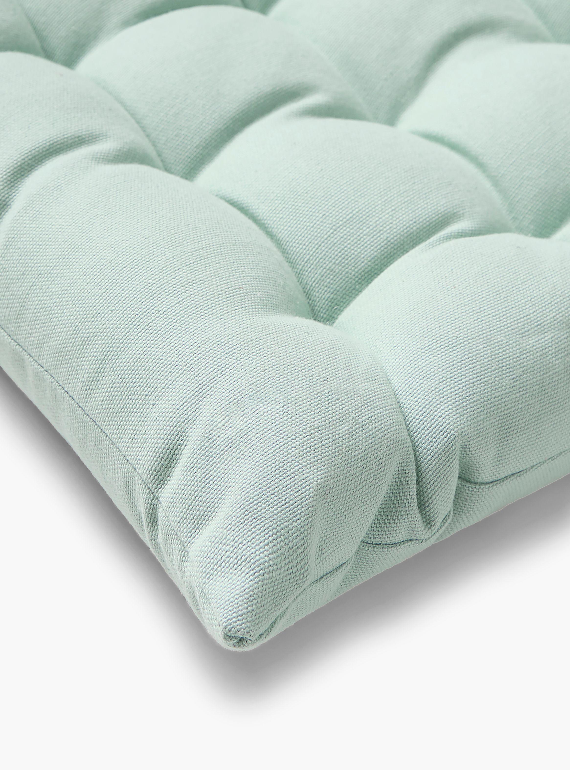 Cojin Banqueta Algodón Gavema 120x40 Verde Claro-2