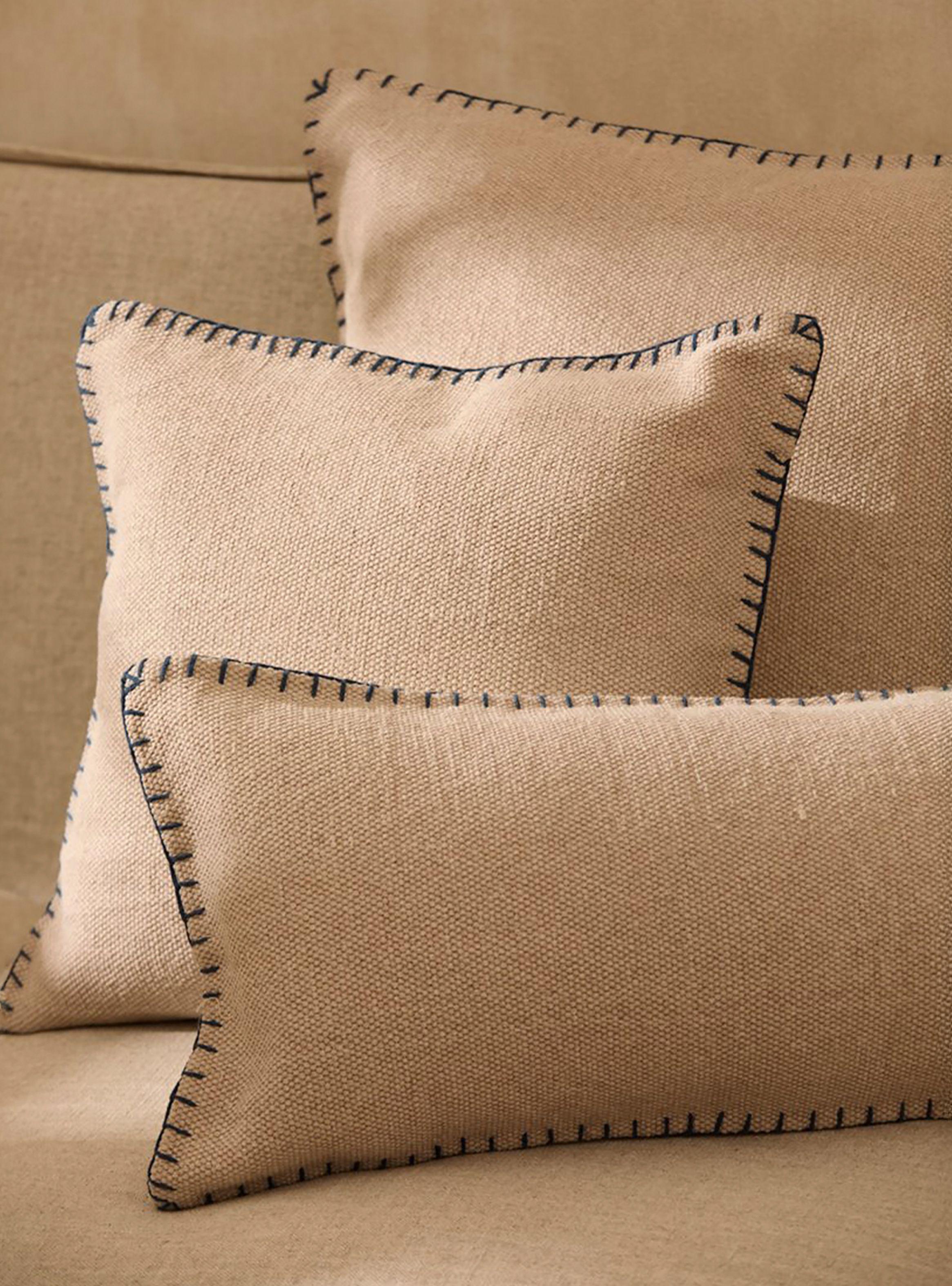 Funda Cojín Asana 45x45 Beige-4