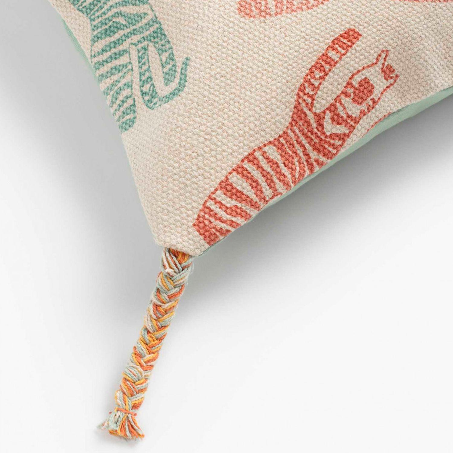 Funda Cojín Sabana Animals 30x60 Crudo-2