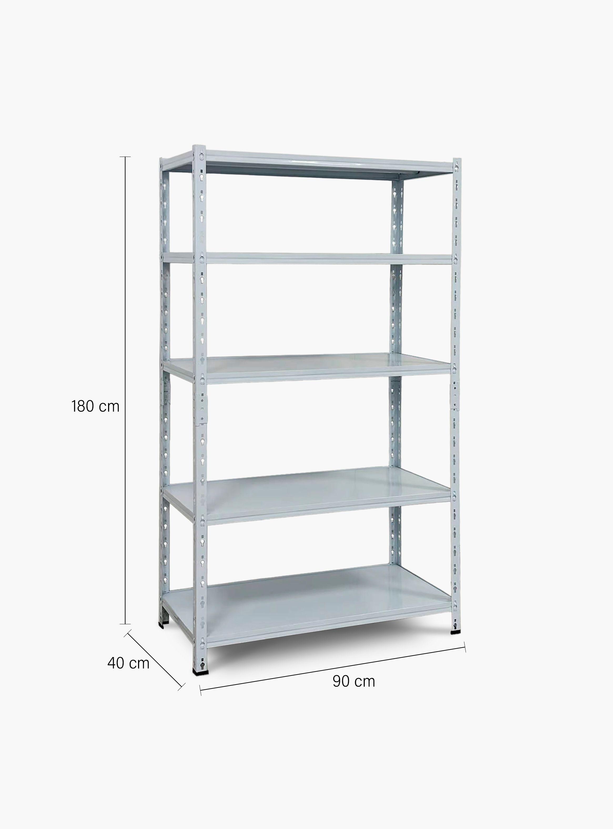 Estante Metálico Rack 90x40x180 250 Kg-4