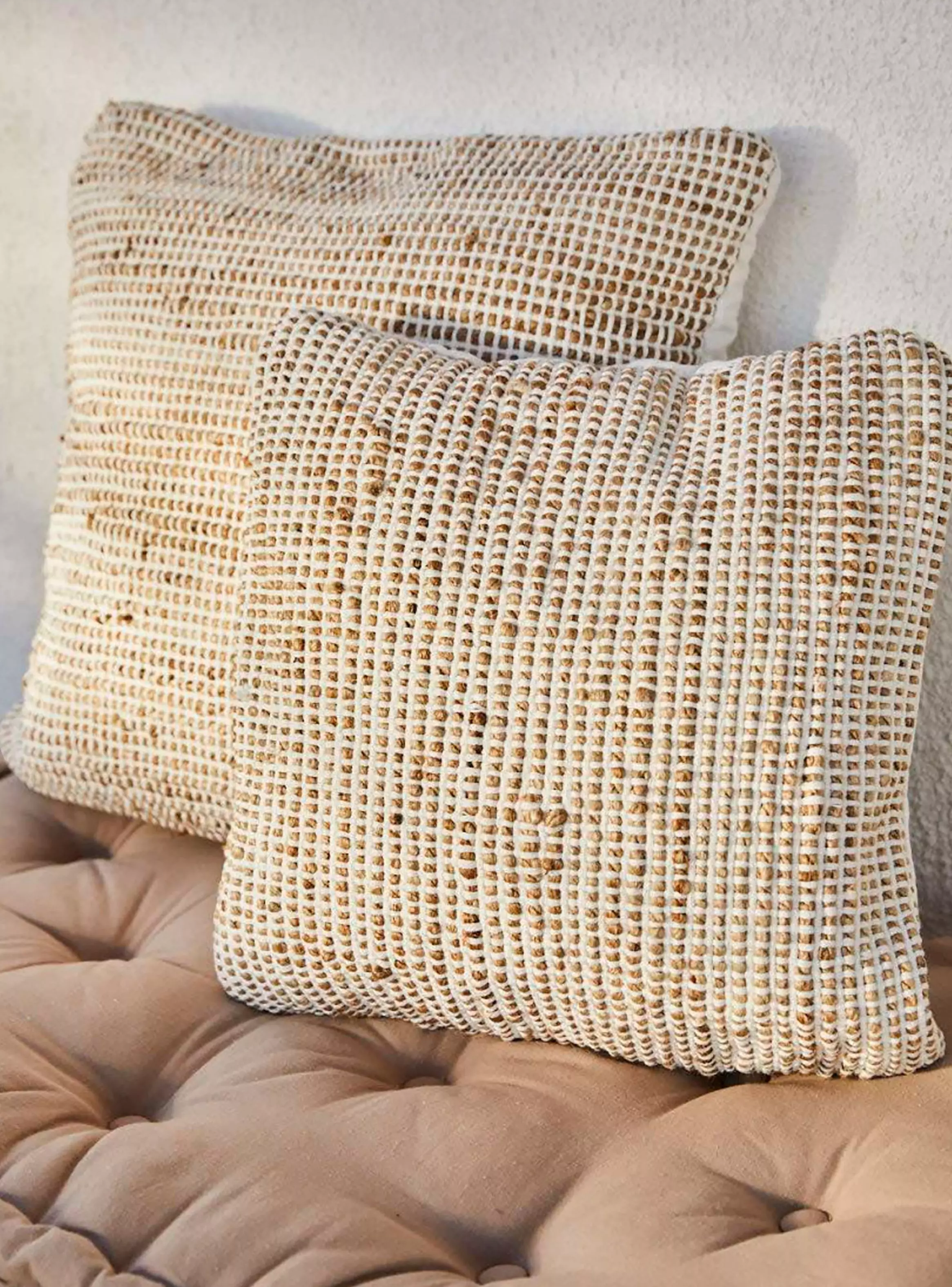Funda Cojín West 45x45 Blanco-4