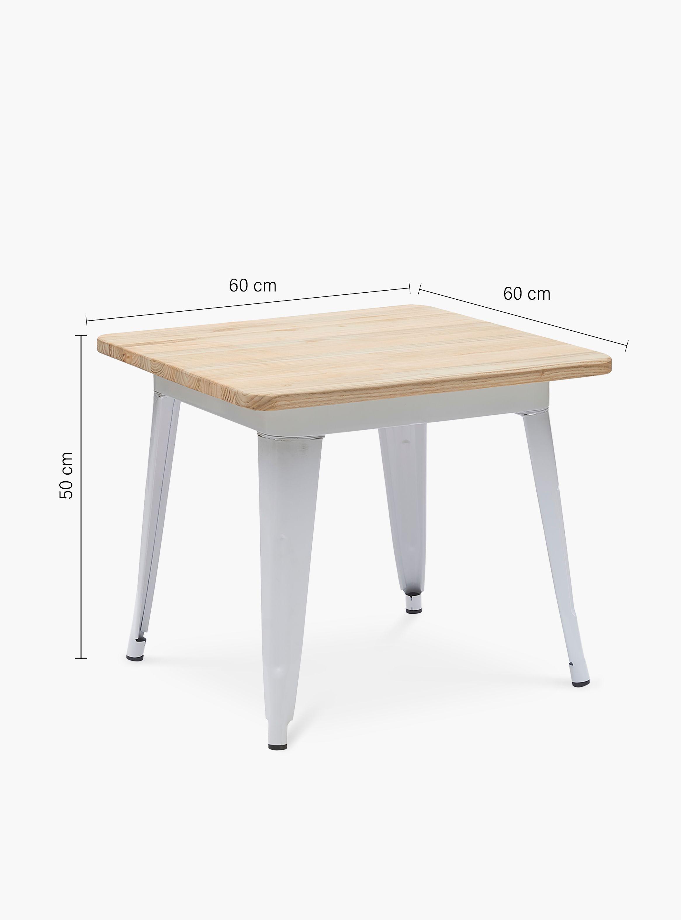 Mesa Infantil Becca Natura/Blanco-3