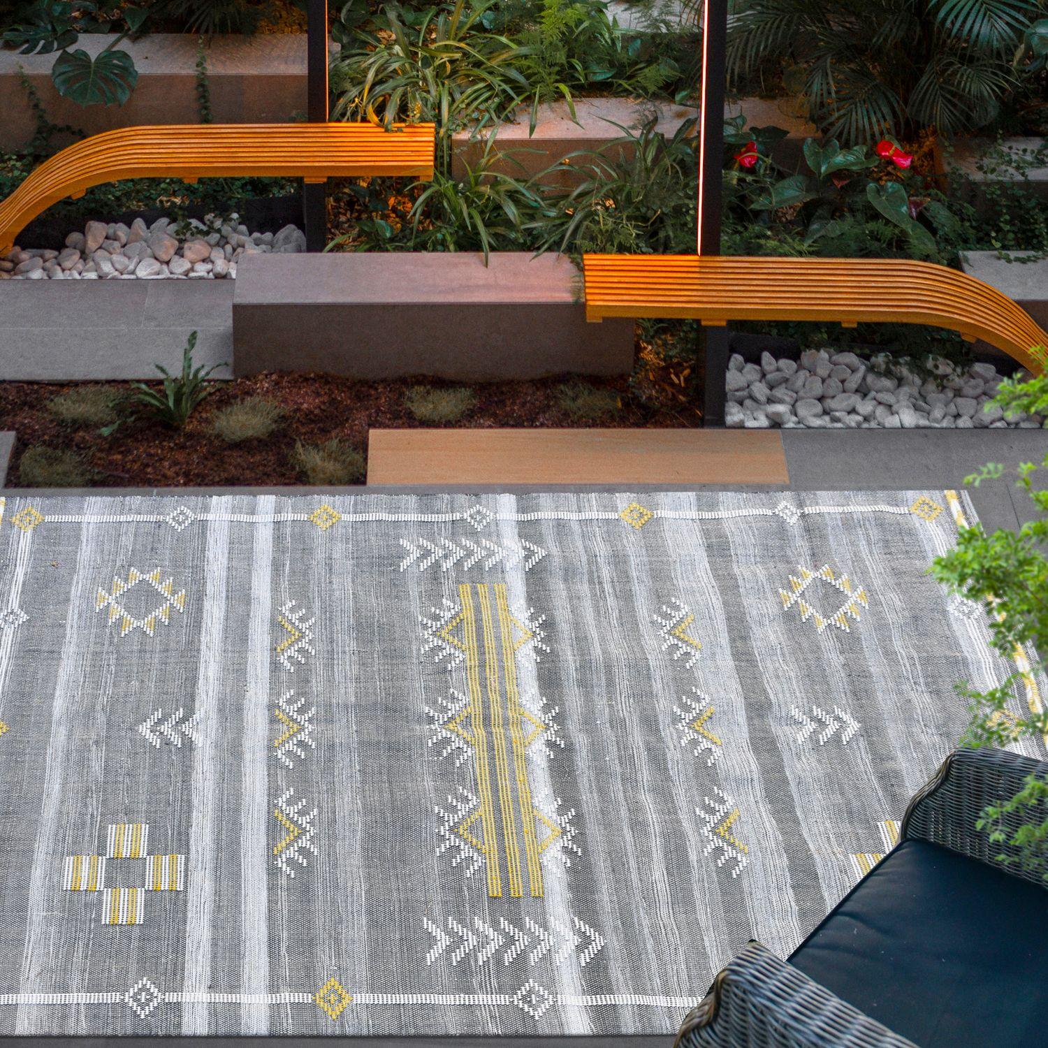 Alfombra PET Mudan 200x300 Gris-7
