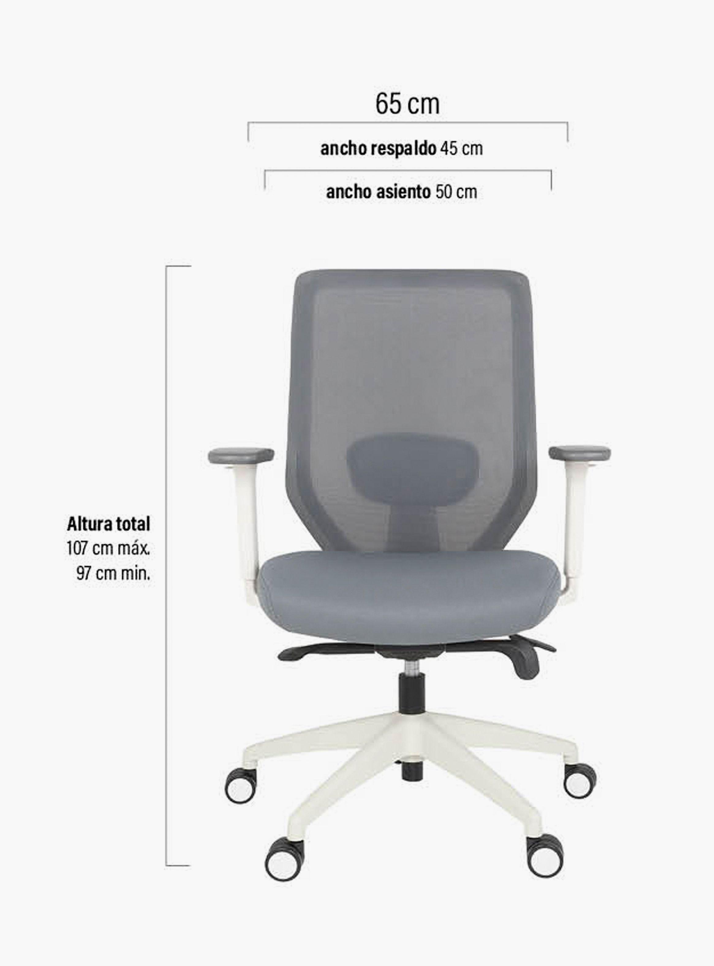 Silla Oficina Focus Gris-3