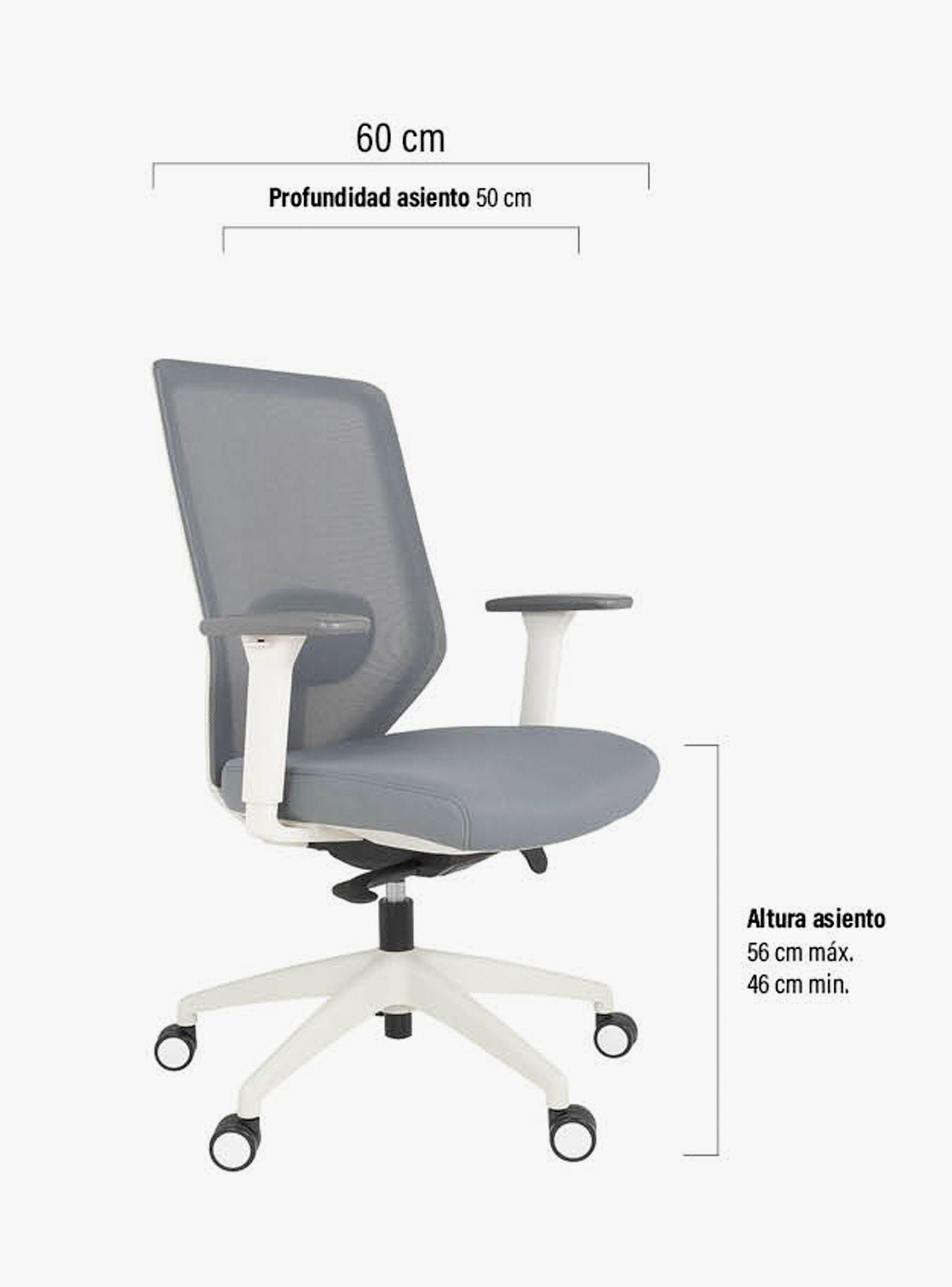 Silla Oficina Focus Gris-4