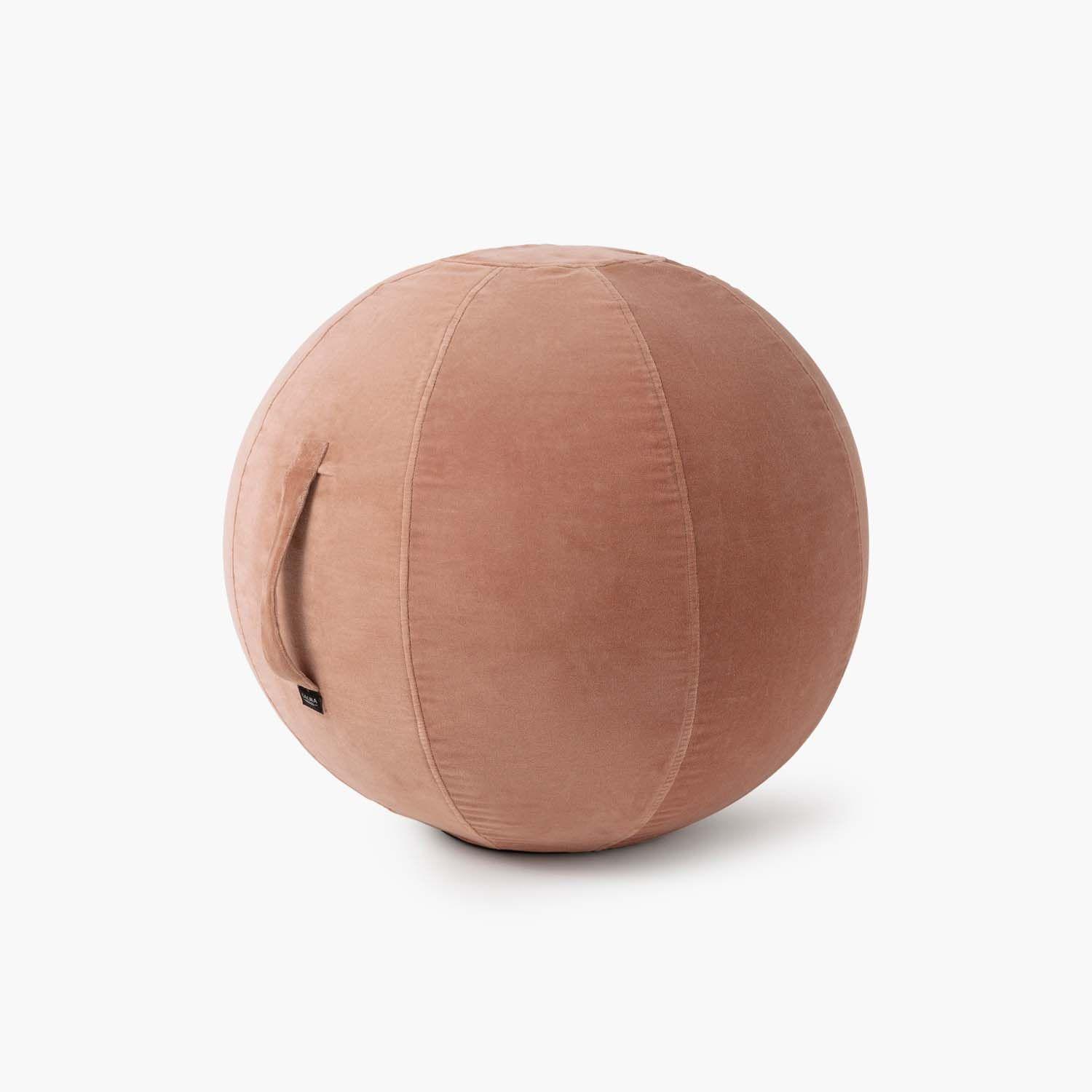 Funda Pelota Velur Diam 65 Rosa envejecido-0