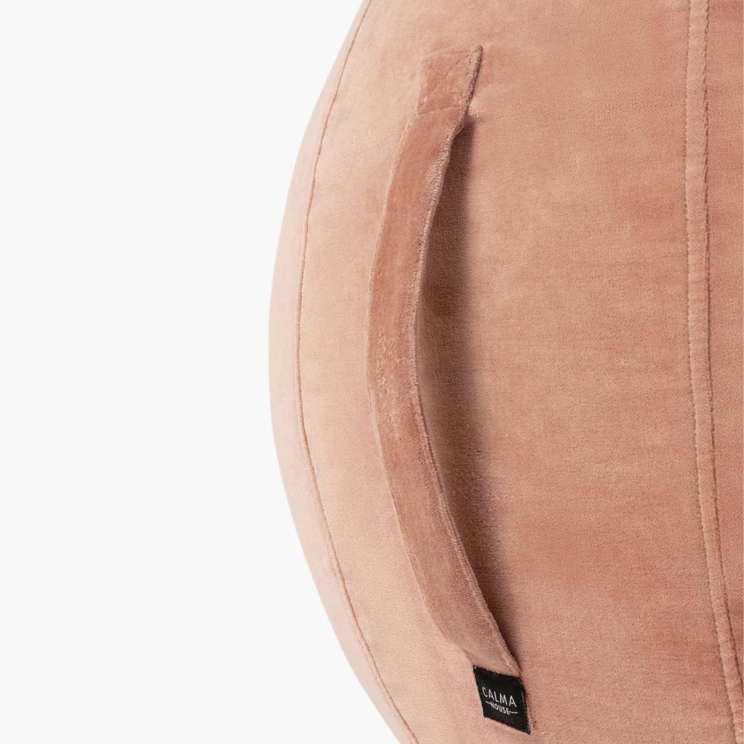 Funda Pelota Velur Diam 65 Rosa envejecido-1