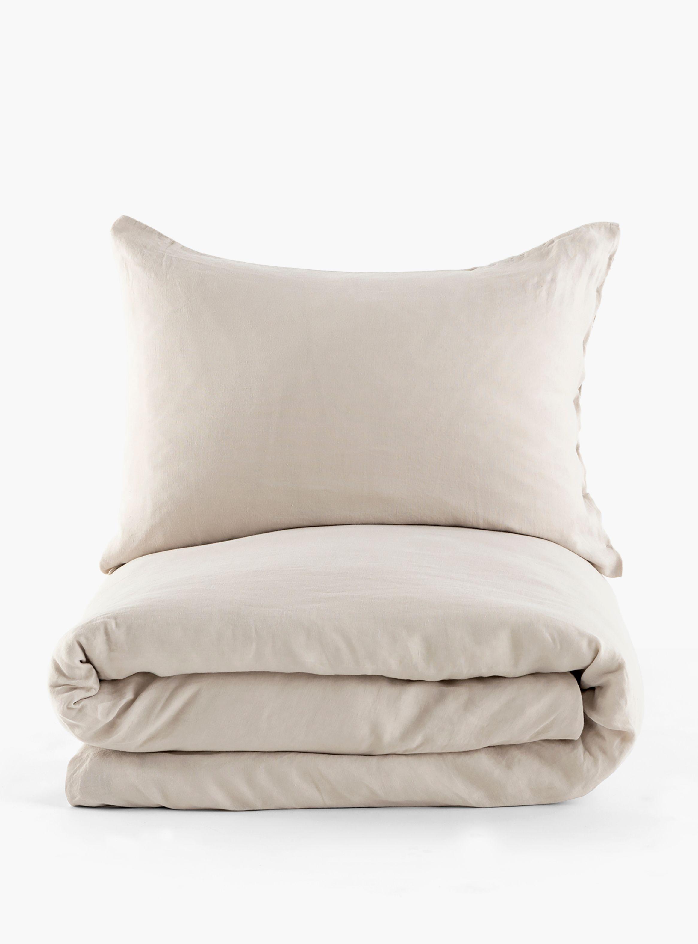 Funda Plumón 100% Lino Portofino 2 Plazas Natural-1