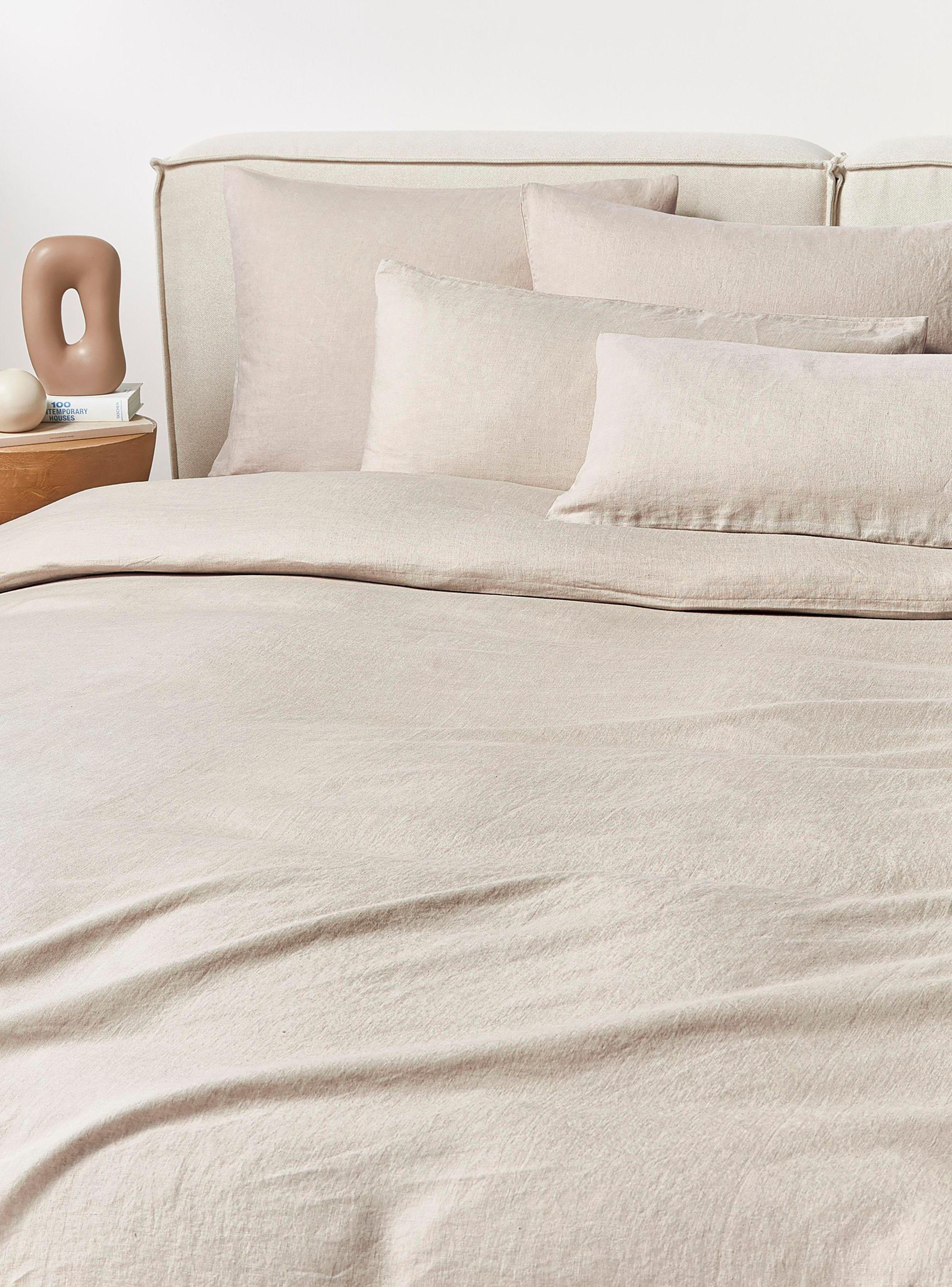 Funda Plumón 100% Lino Portofino 2 Plazas Natural-8