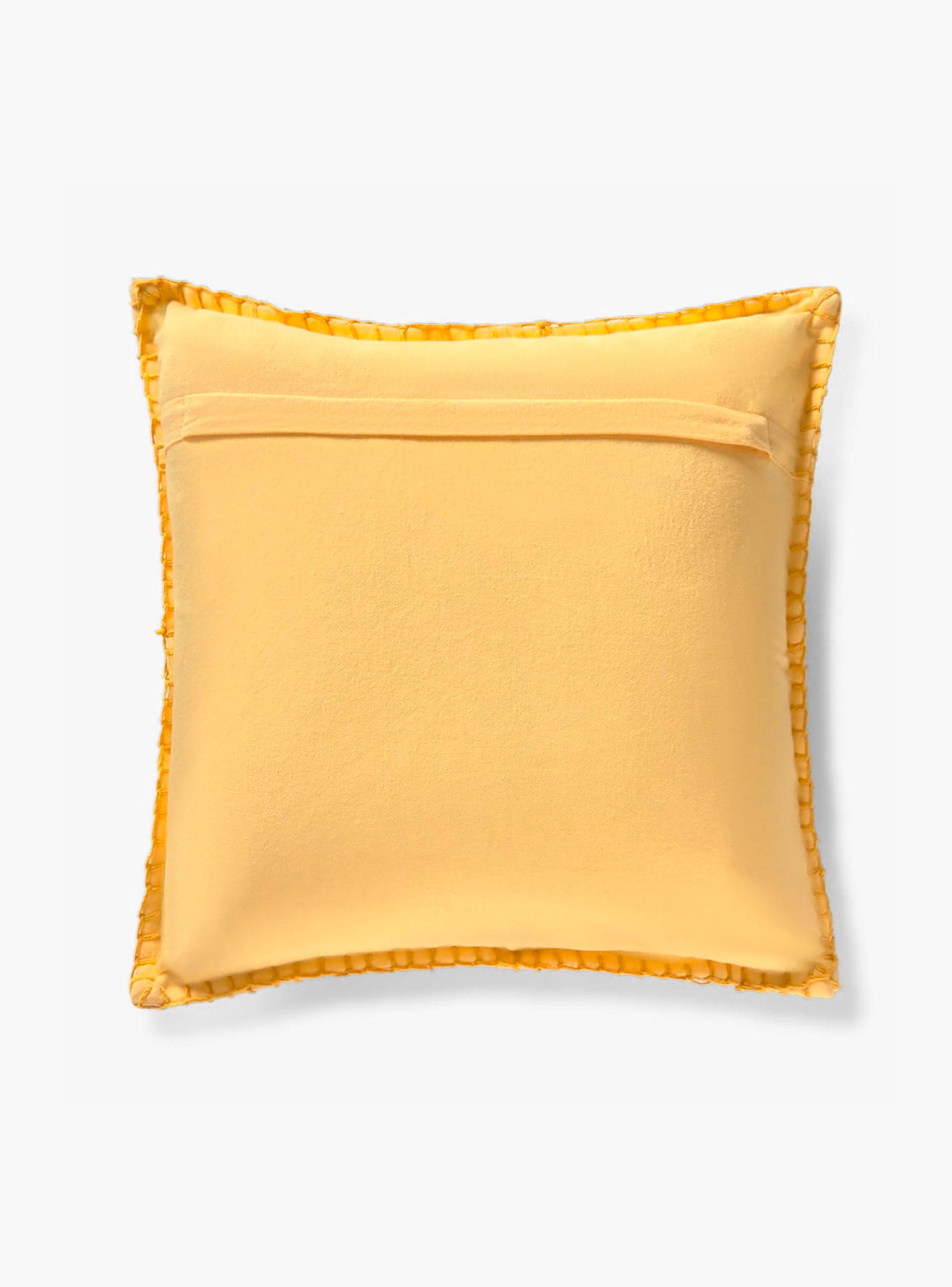 Funda Cojín Asana Amarillo 60x60-2