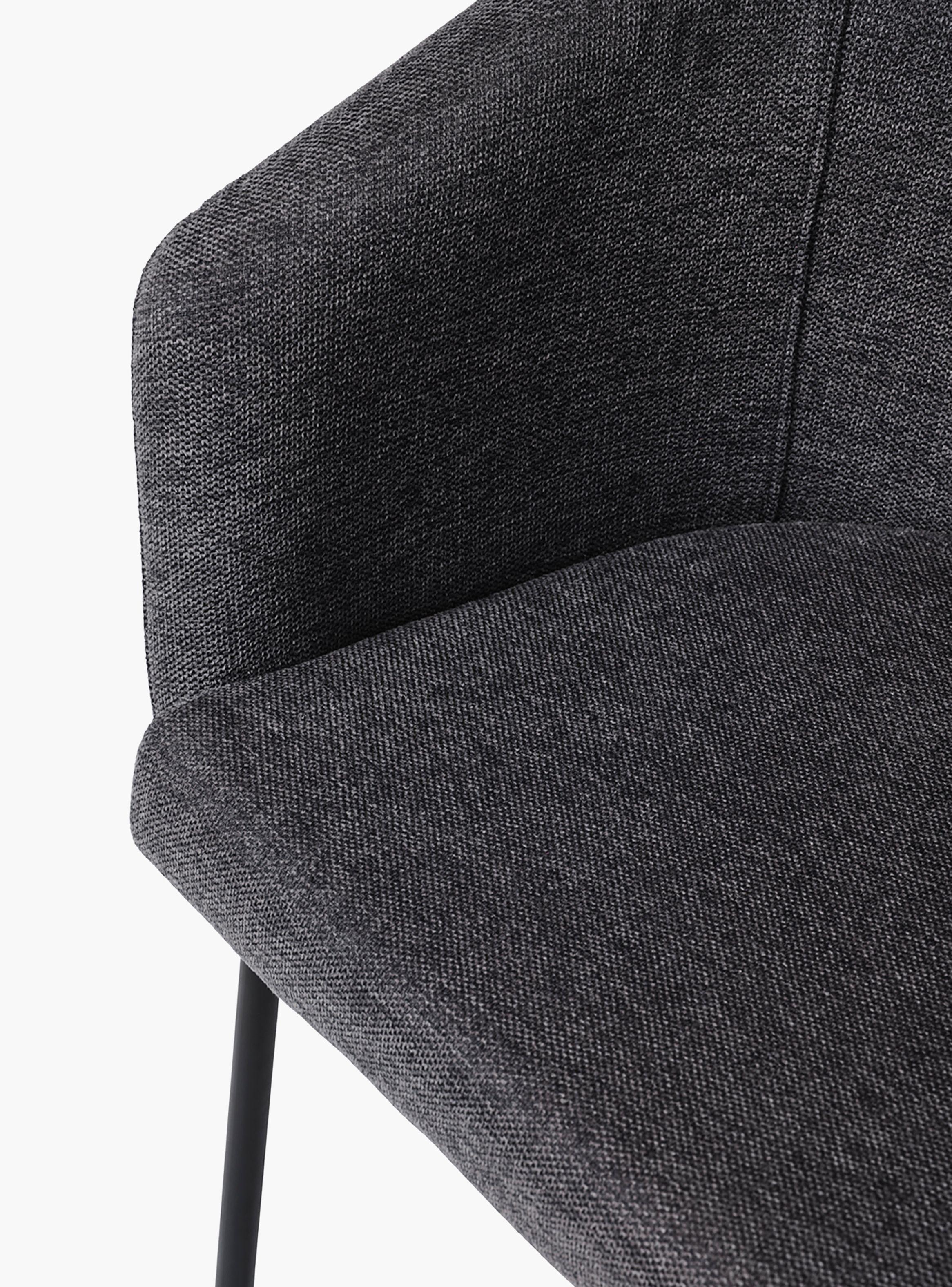 Silla Tapiz Easton Gris Oscuro-6
