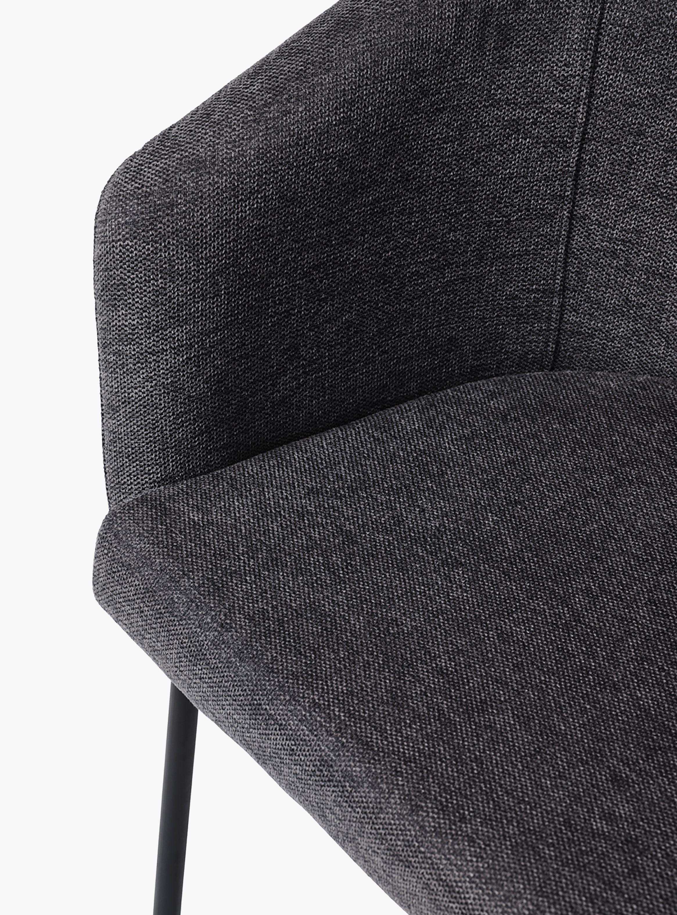 Silla Tapiz Easton Gris Oscuro-6