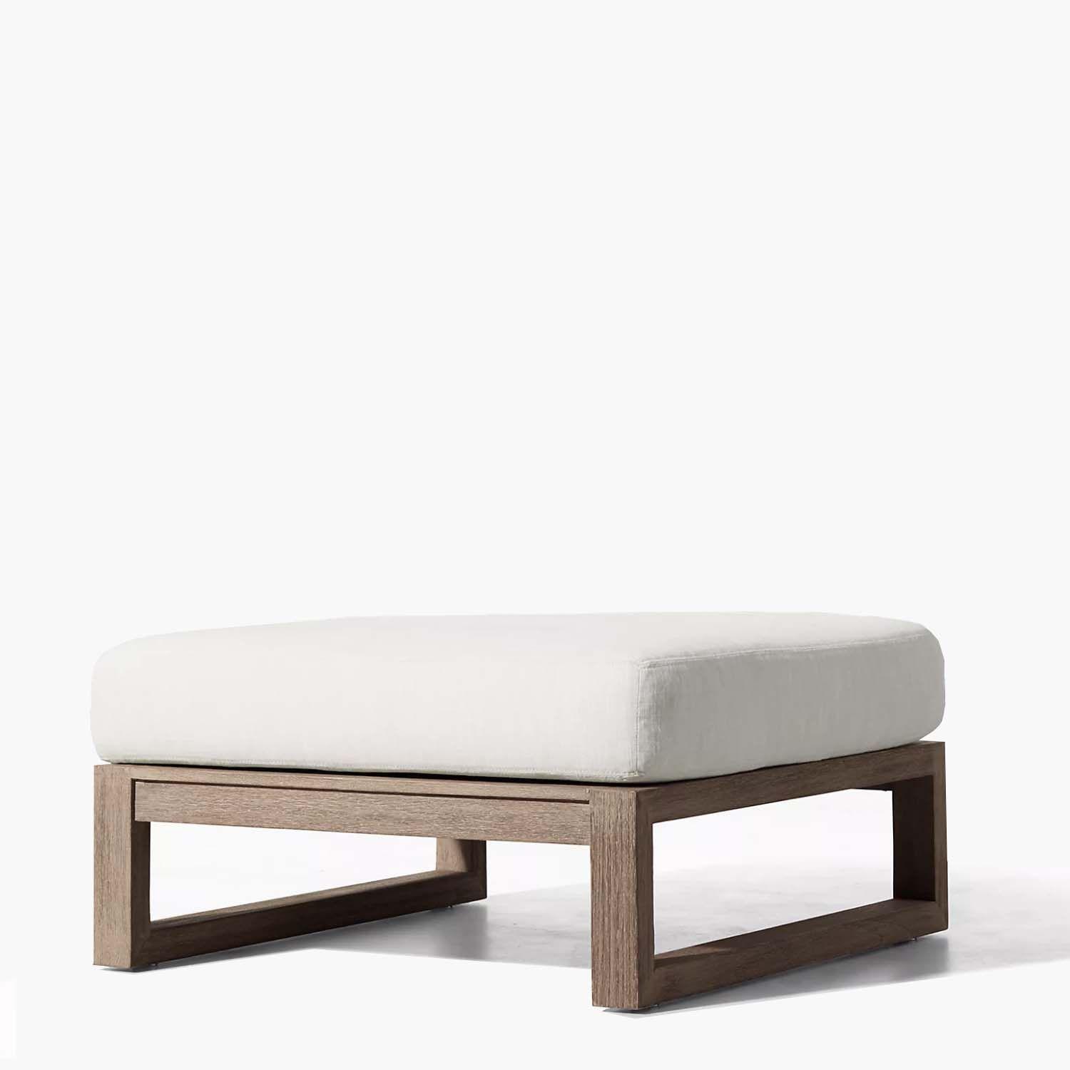 Pouf terraza Montego blanco-1