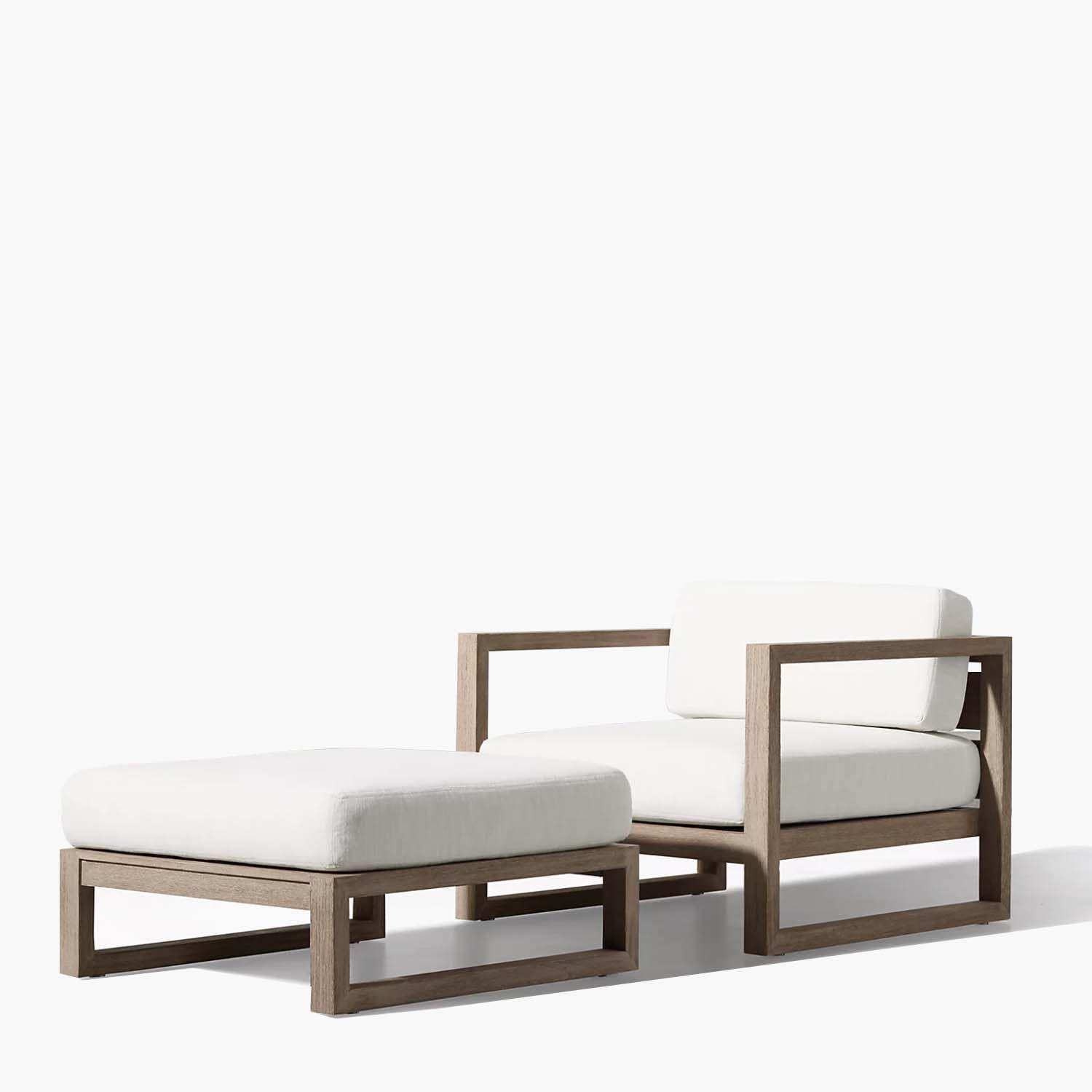 Pouf terraza Montego blanco-2