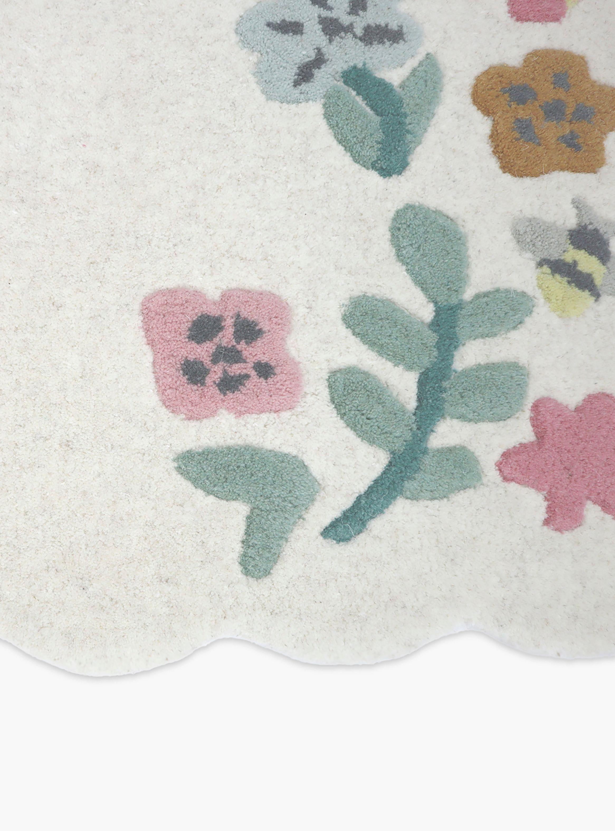 Alfombra Flores 60x90-2