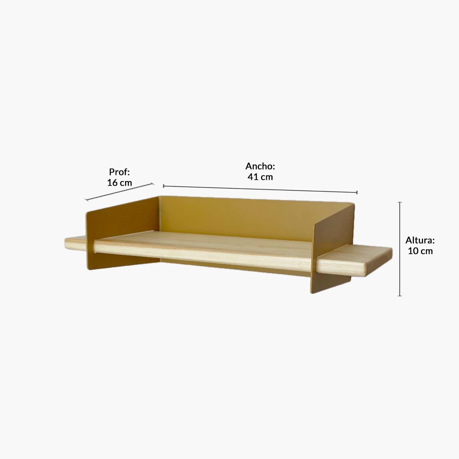 Repisa Cloud Mostaza-7