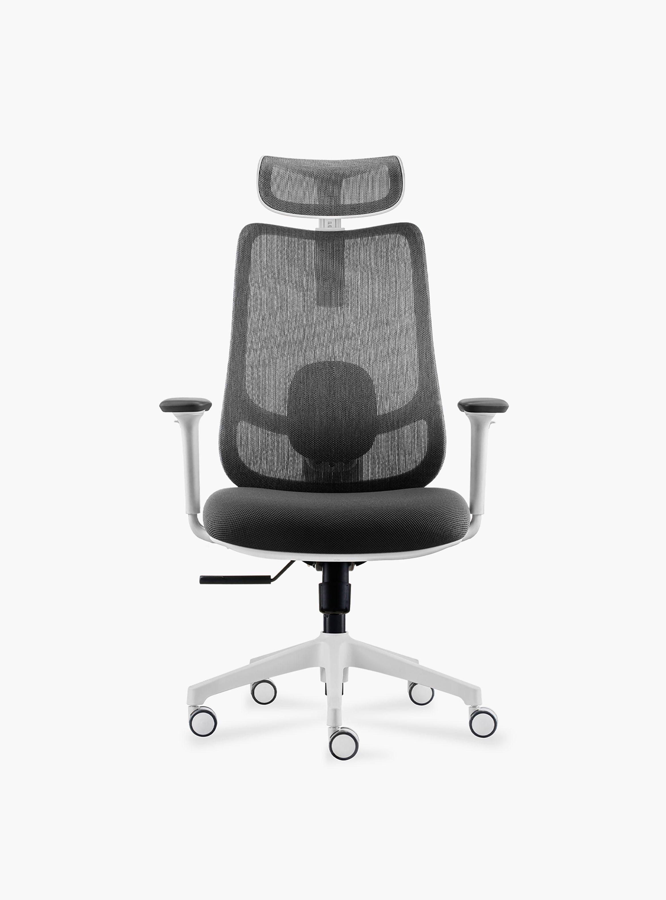 Silla Oficina Bolt Gris Claro con cabecero-0