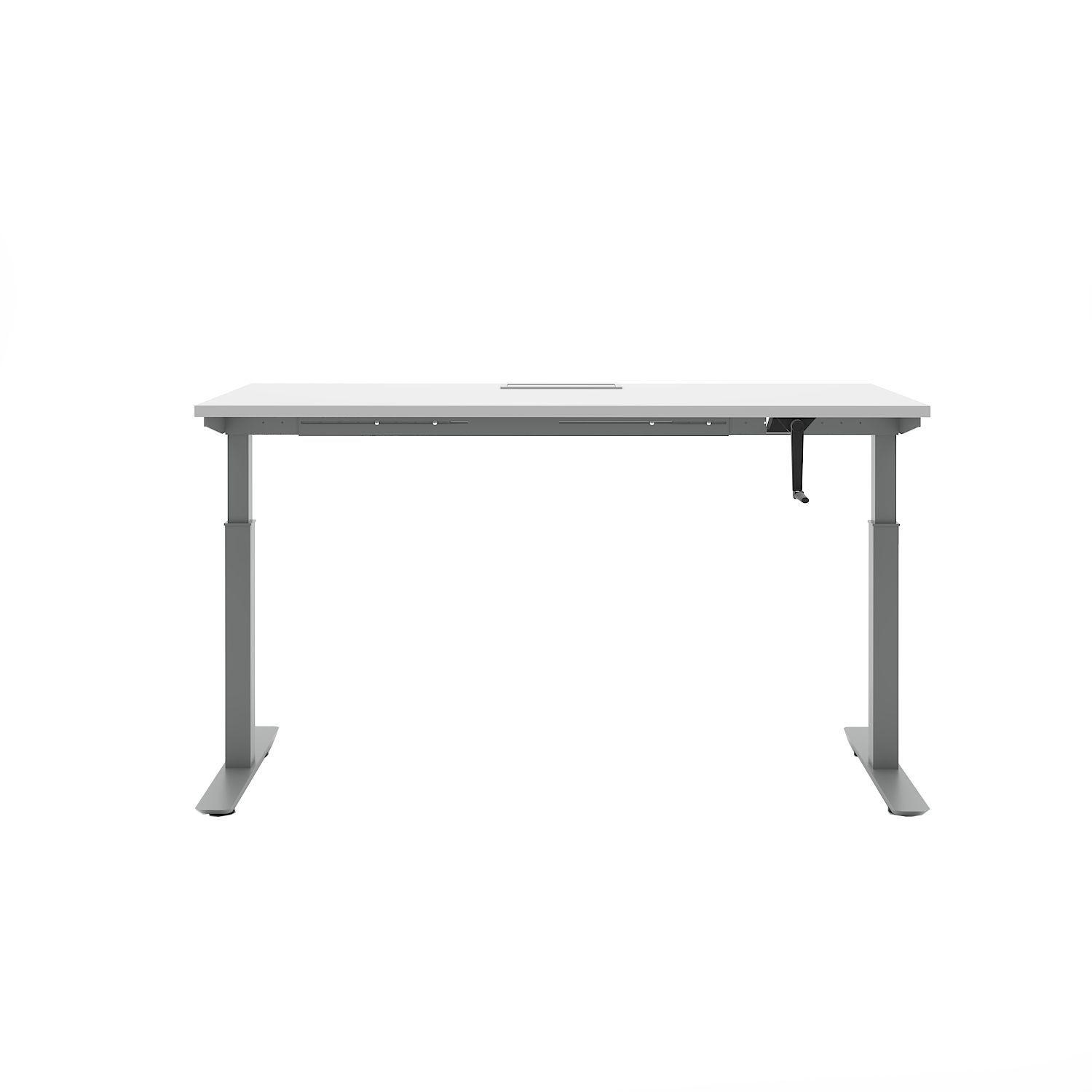 Escritorio Neo ajustable con pasacables 160x70-6