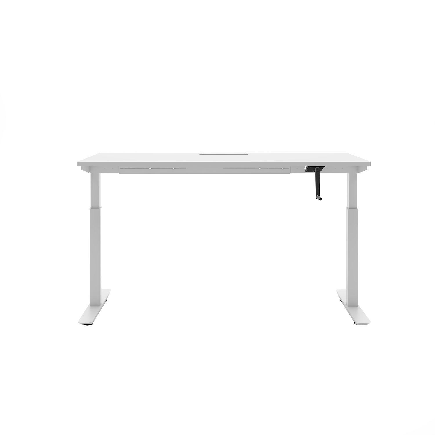 Escritorio Neo ajustable con pasacables 160x70-4