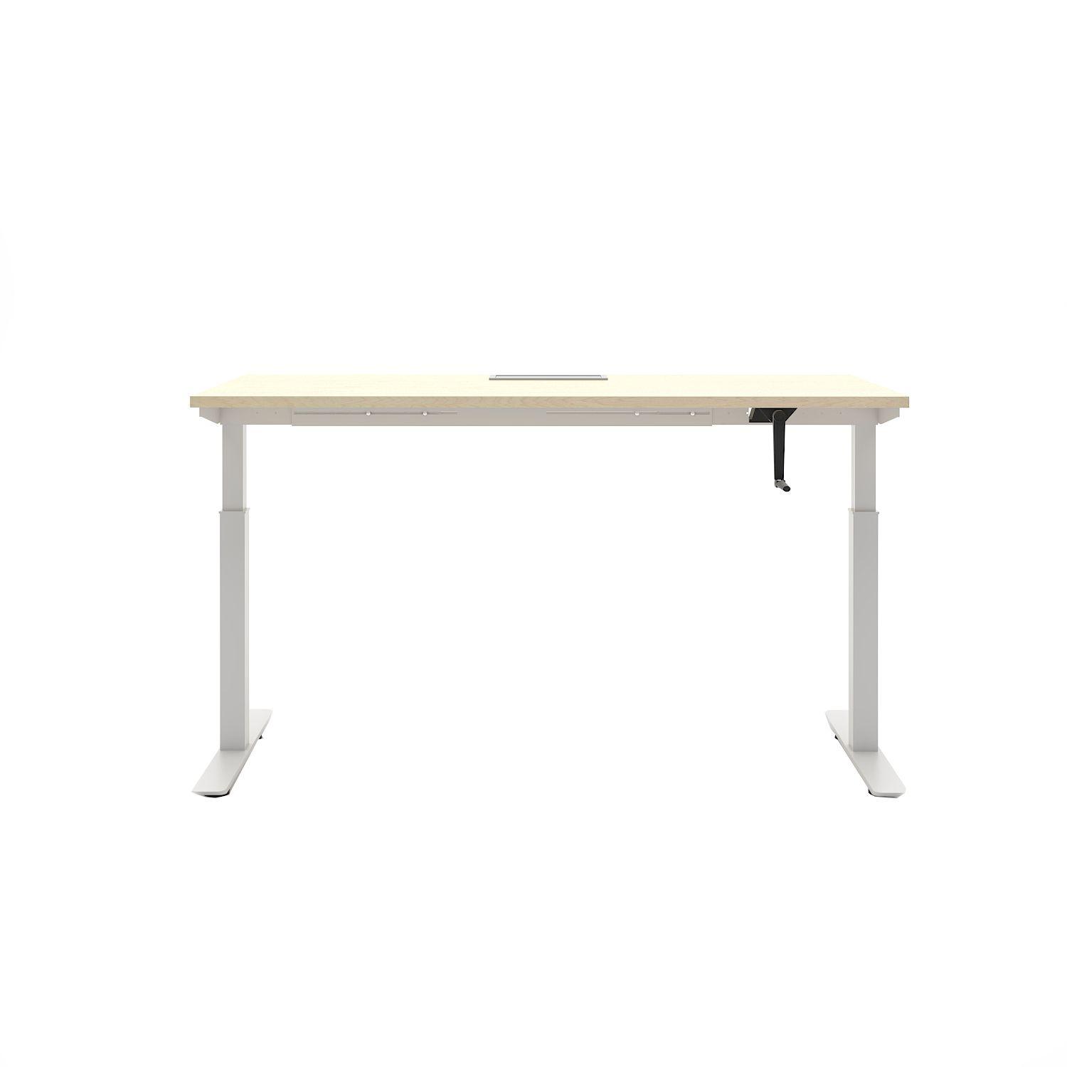 Escritorio Neo ajustable con pasacables 160x70-0