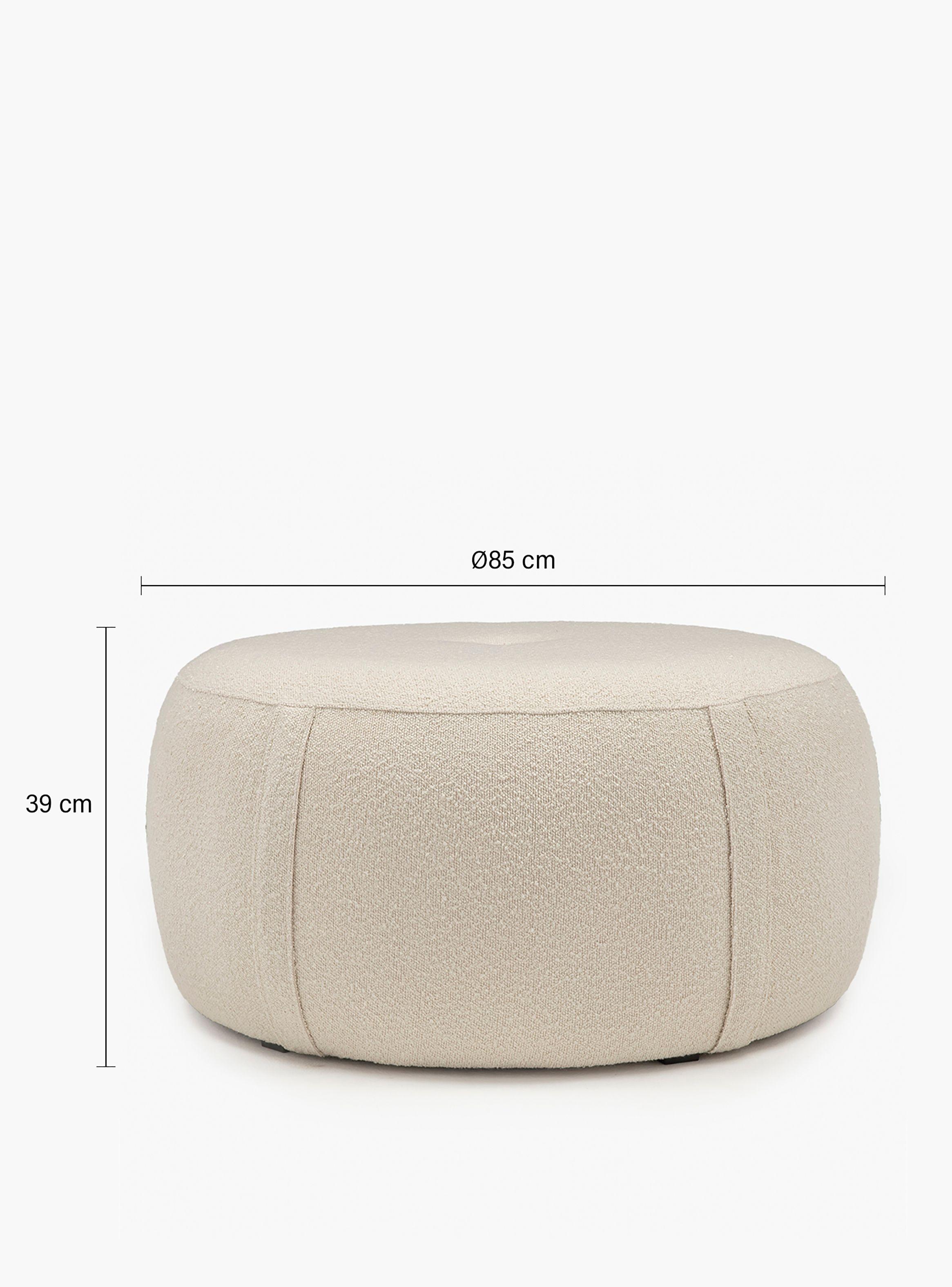 Pouf Margaret 85 Crema-6
