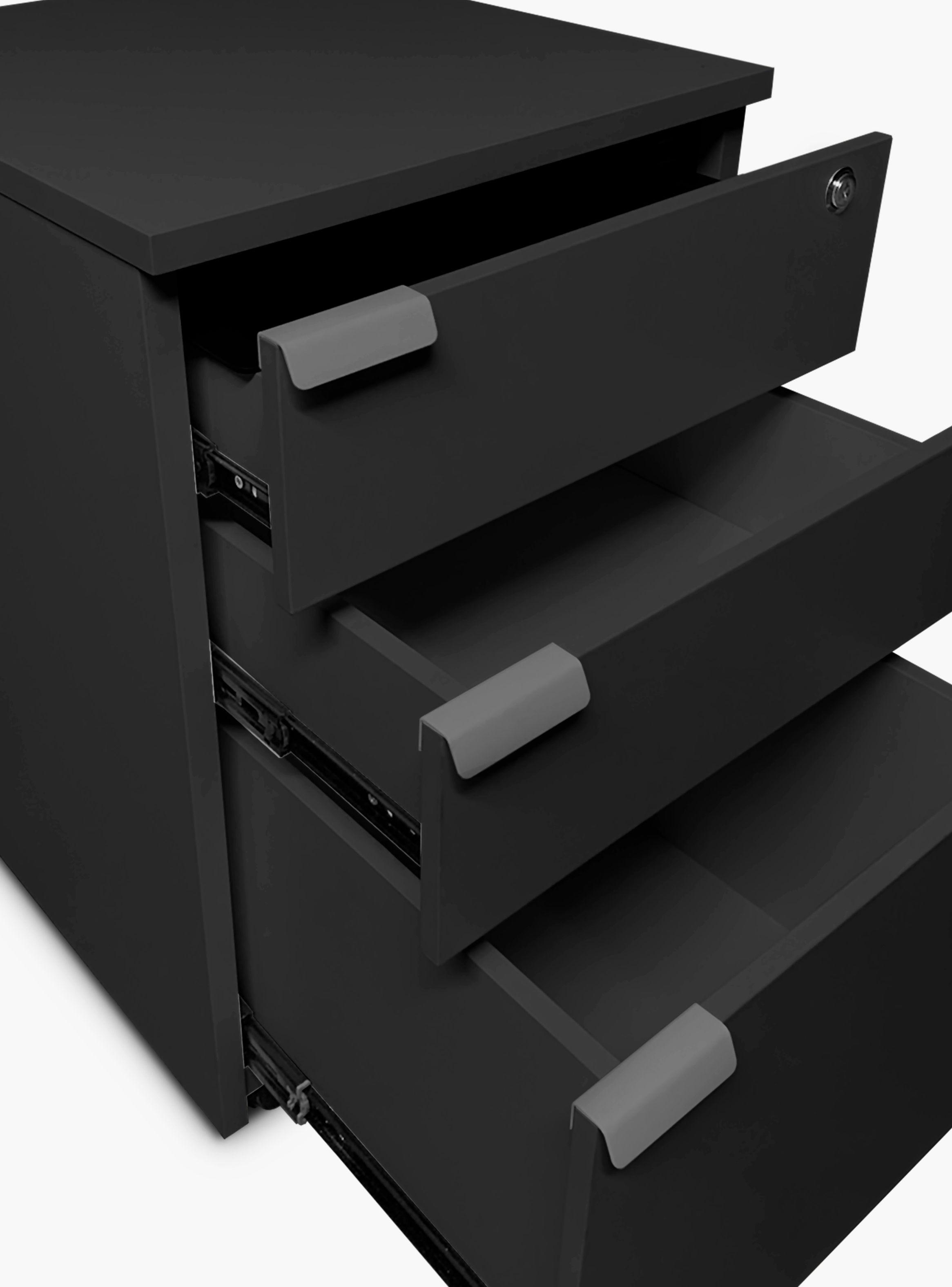 Cajonera Melamina Space BBF Negro-4