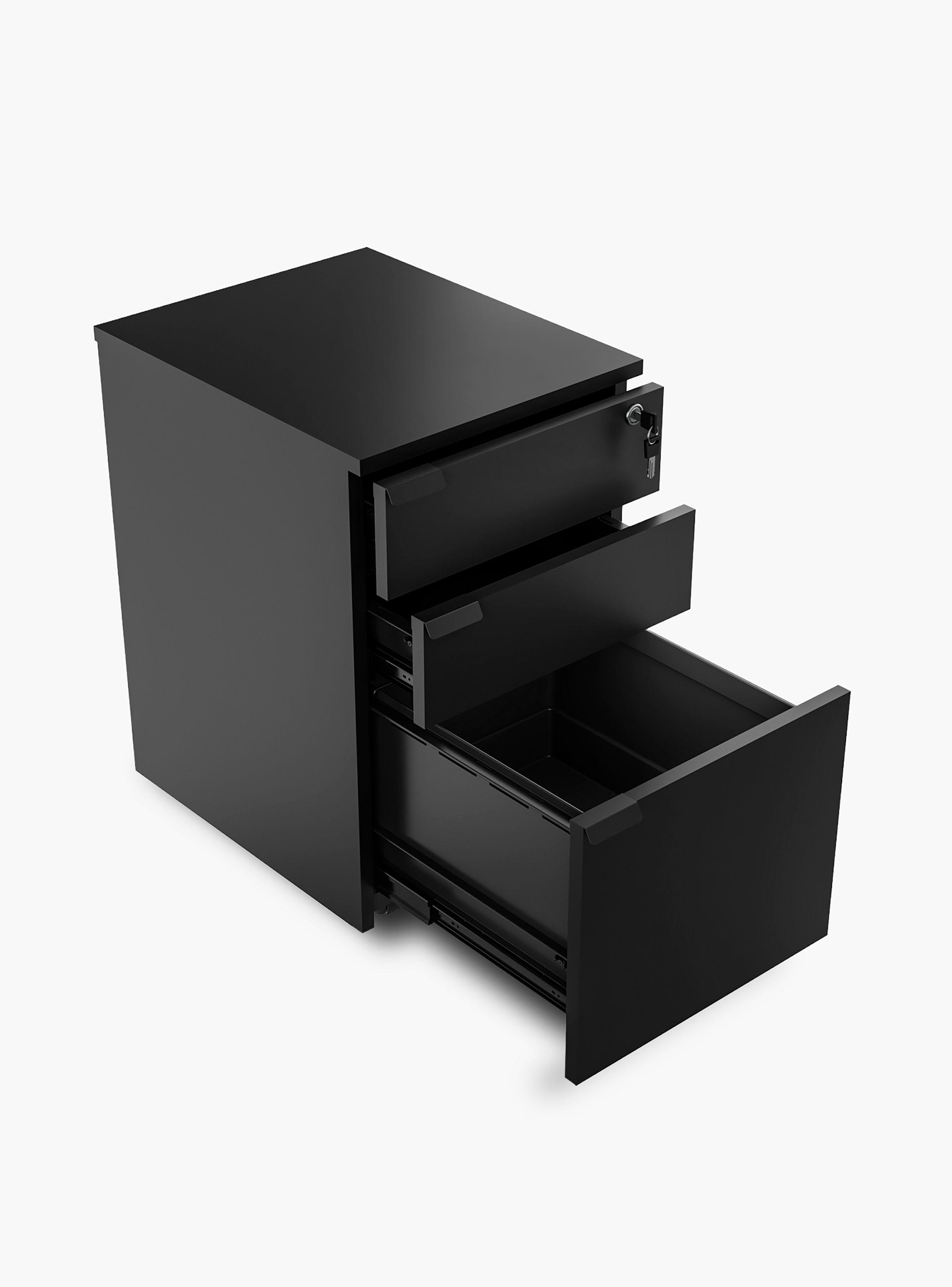 Cajonera Melamina Space BBF Negro-4