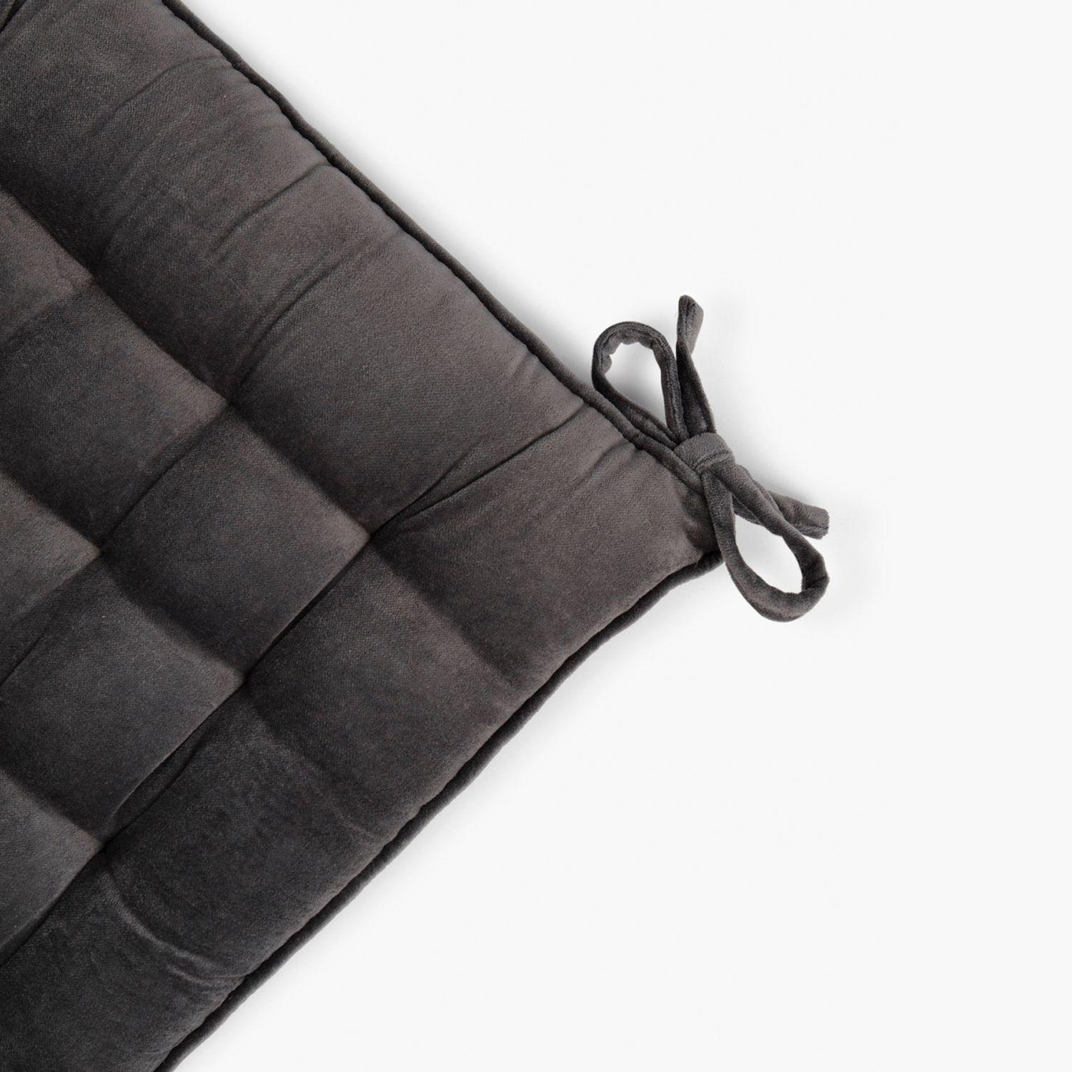 Cojin de Silla Velur Negro-2