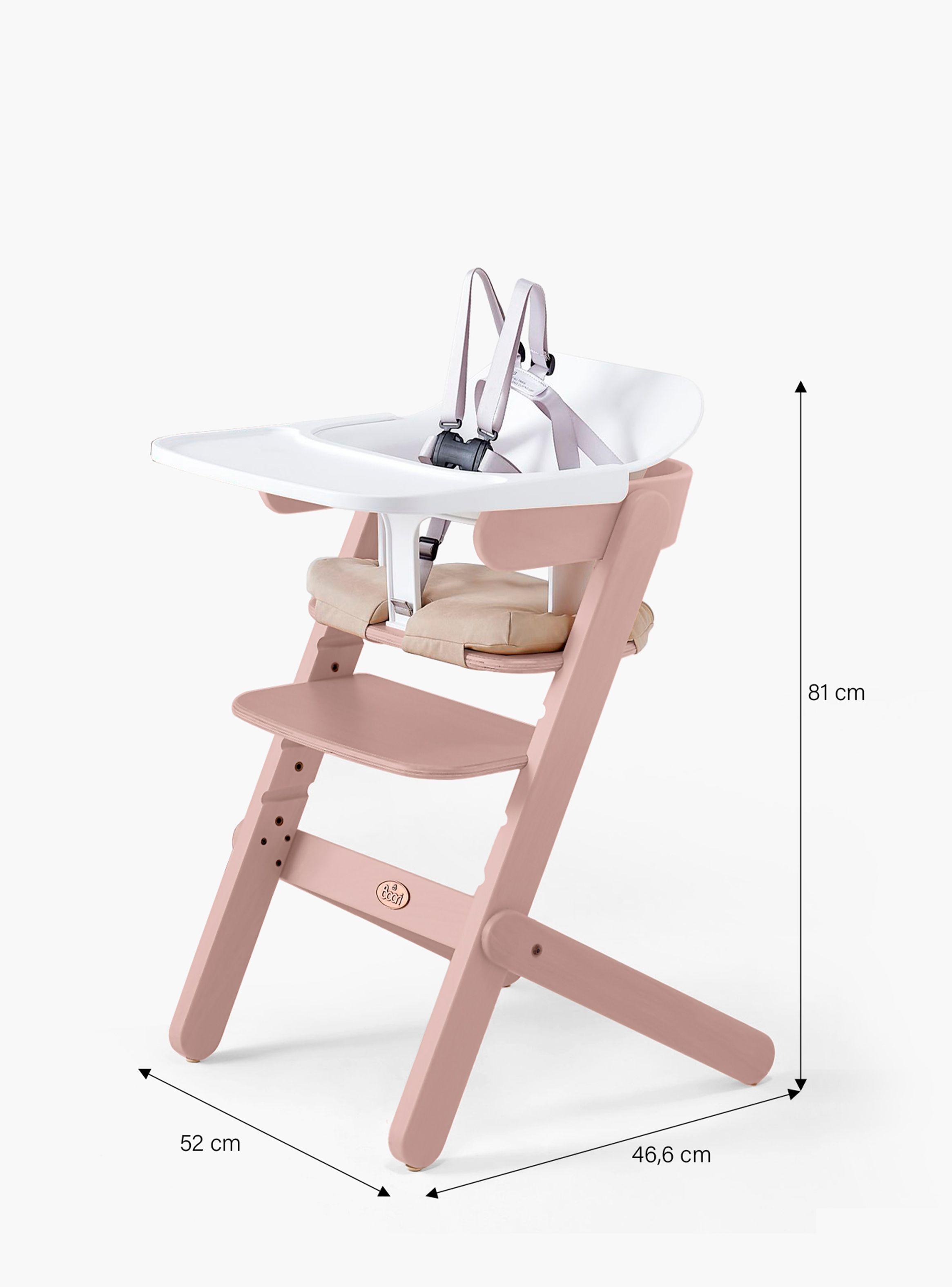 Silla de Comer Infantil Aurora Rosado-3