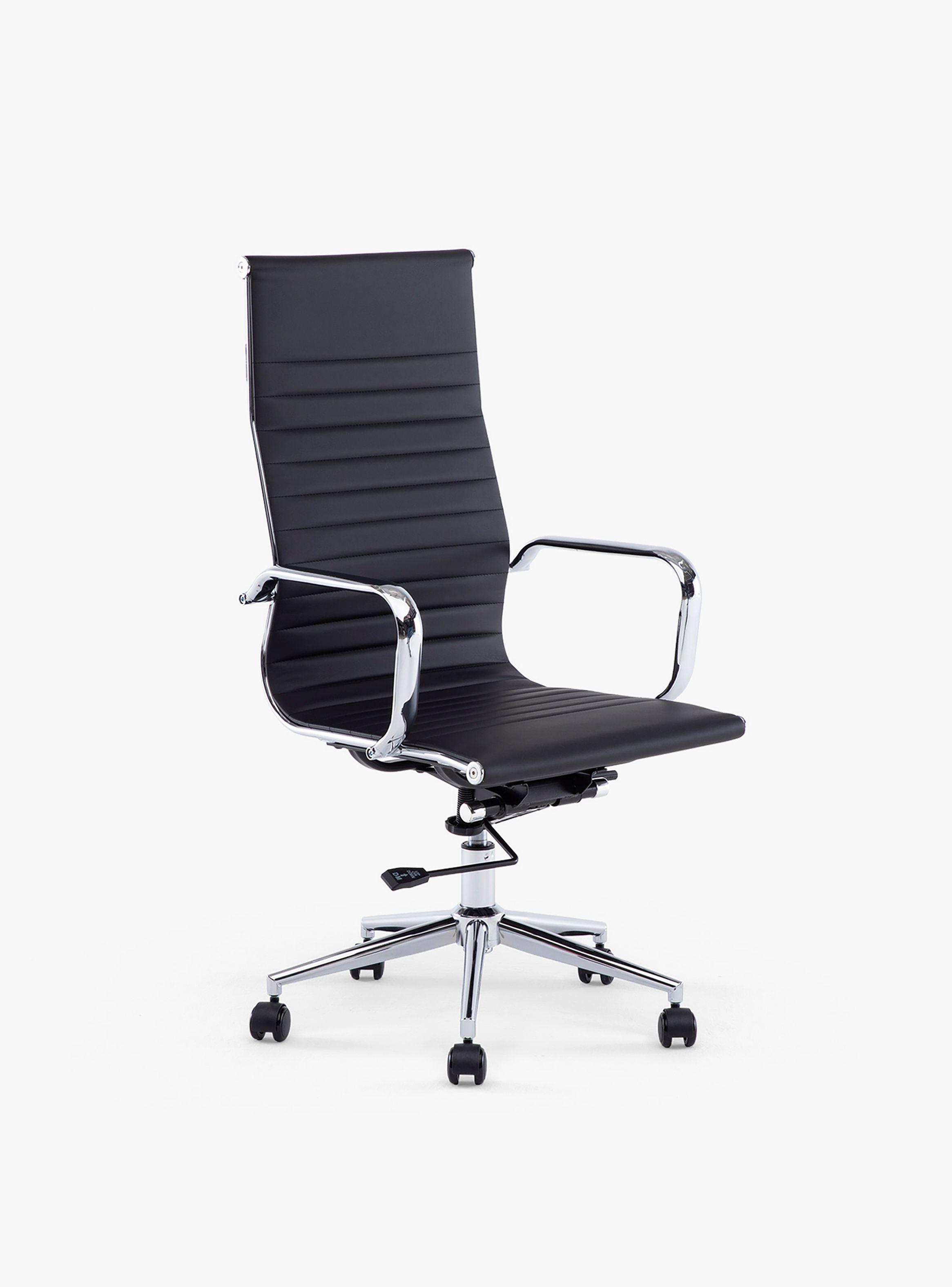 Silla oficina Bishop Alta Negro-2