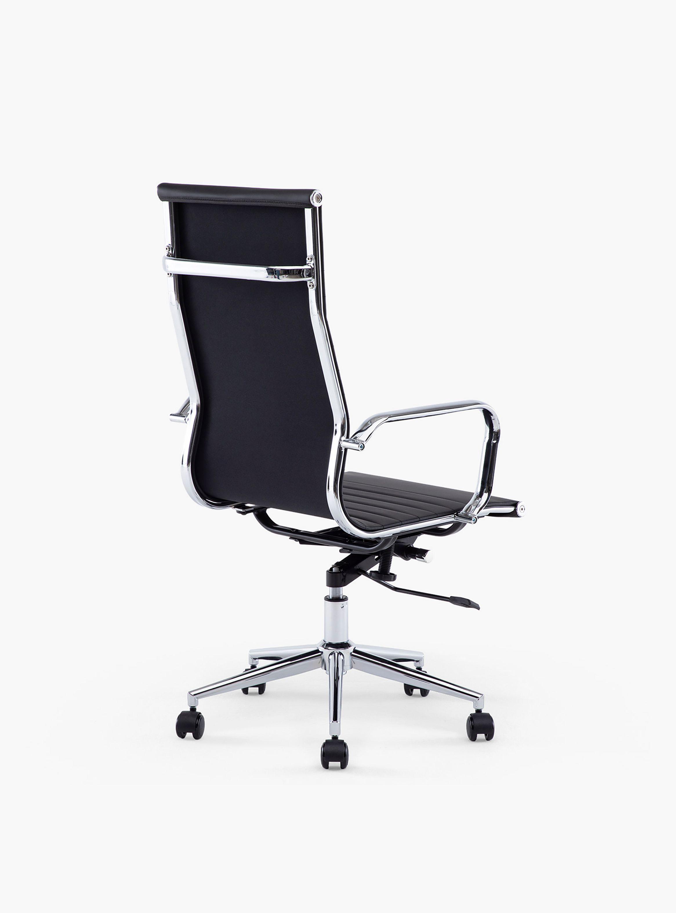 Silla oficina Bishop Alta Negro-4