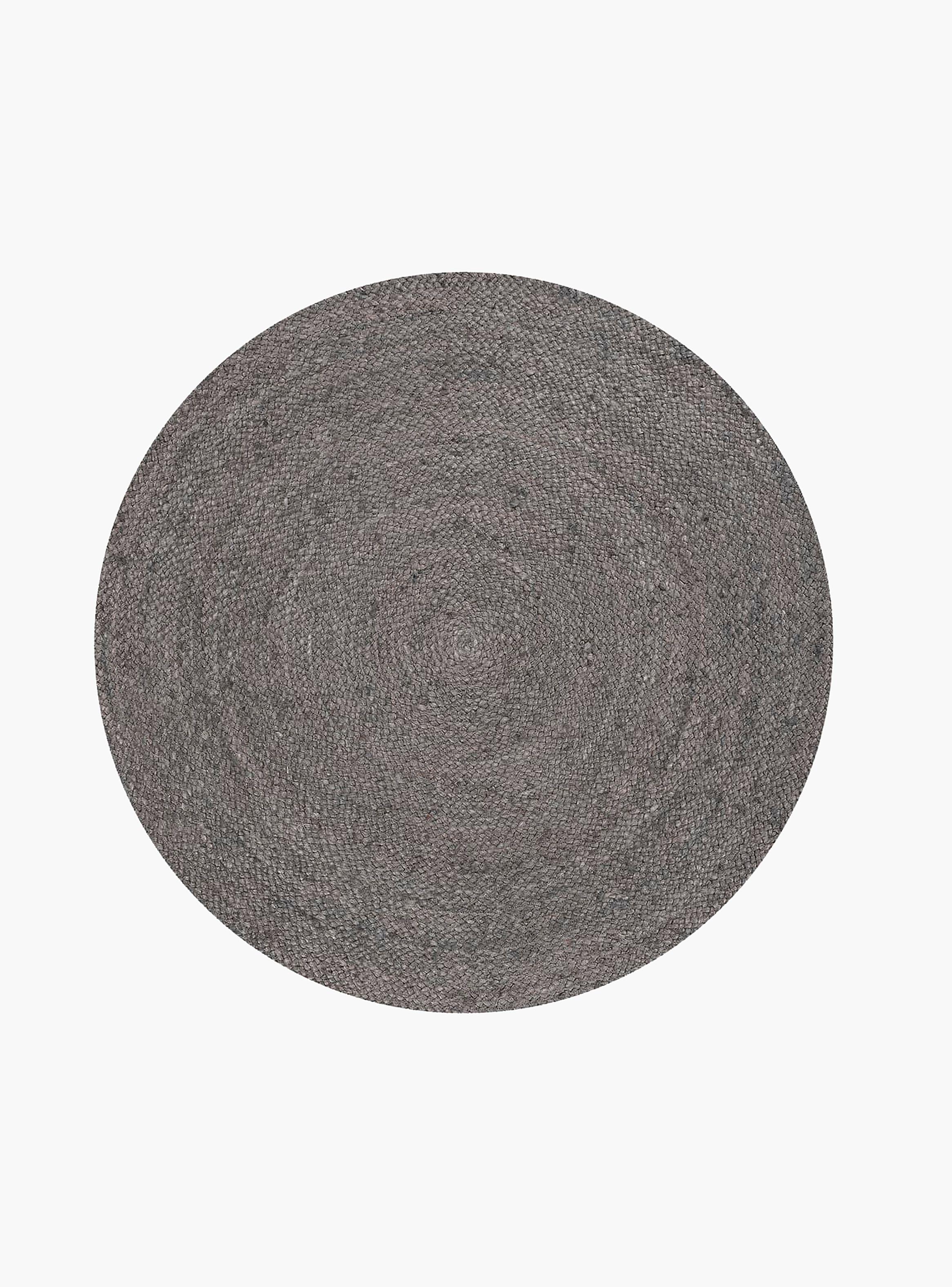 Alfombra Redonda Yute Gobi 120 Gris-0