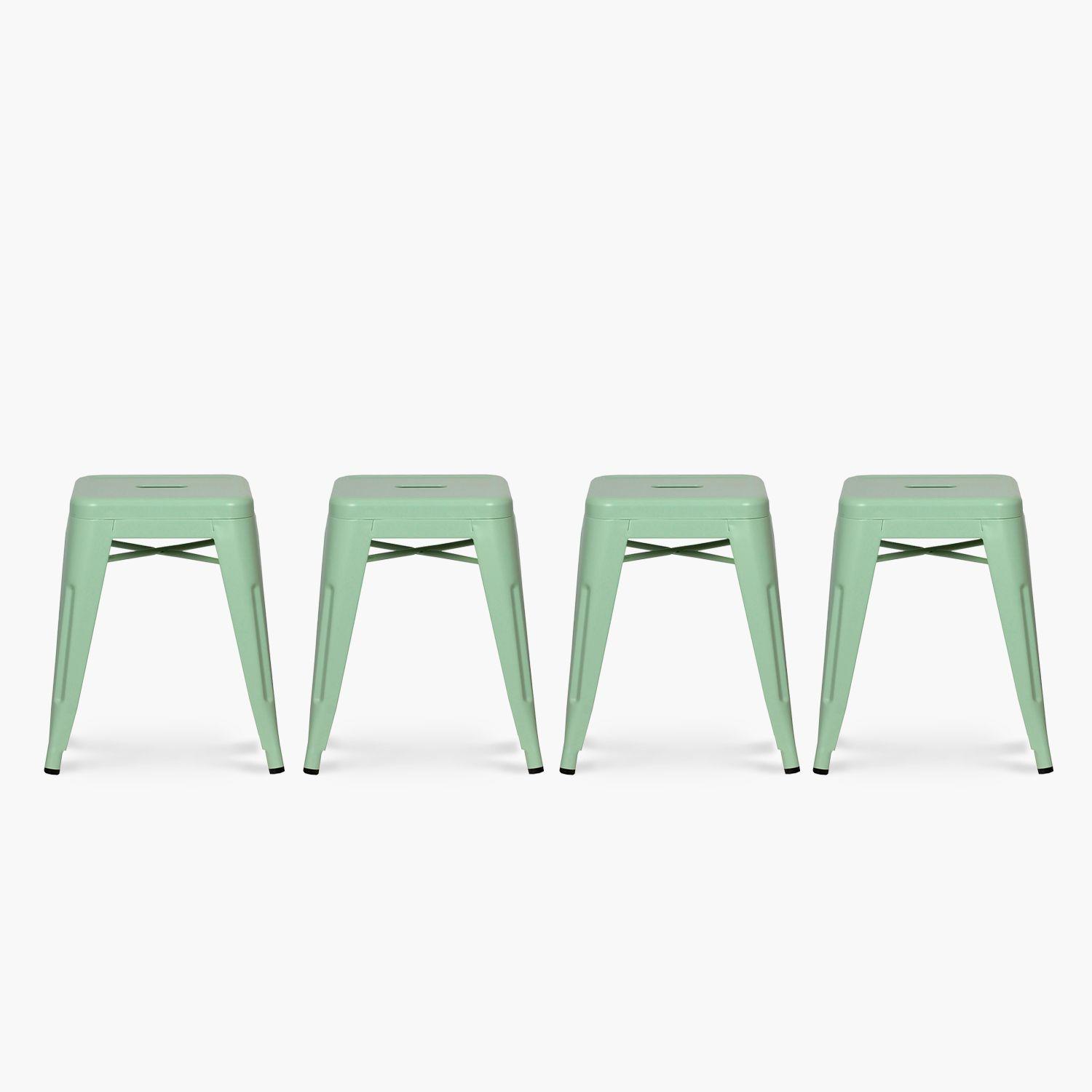 Pack 4 Tolix Pisos Metal Menta-0