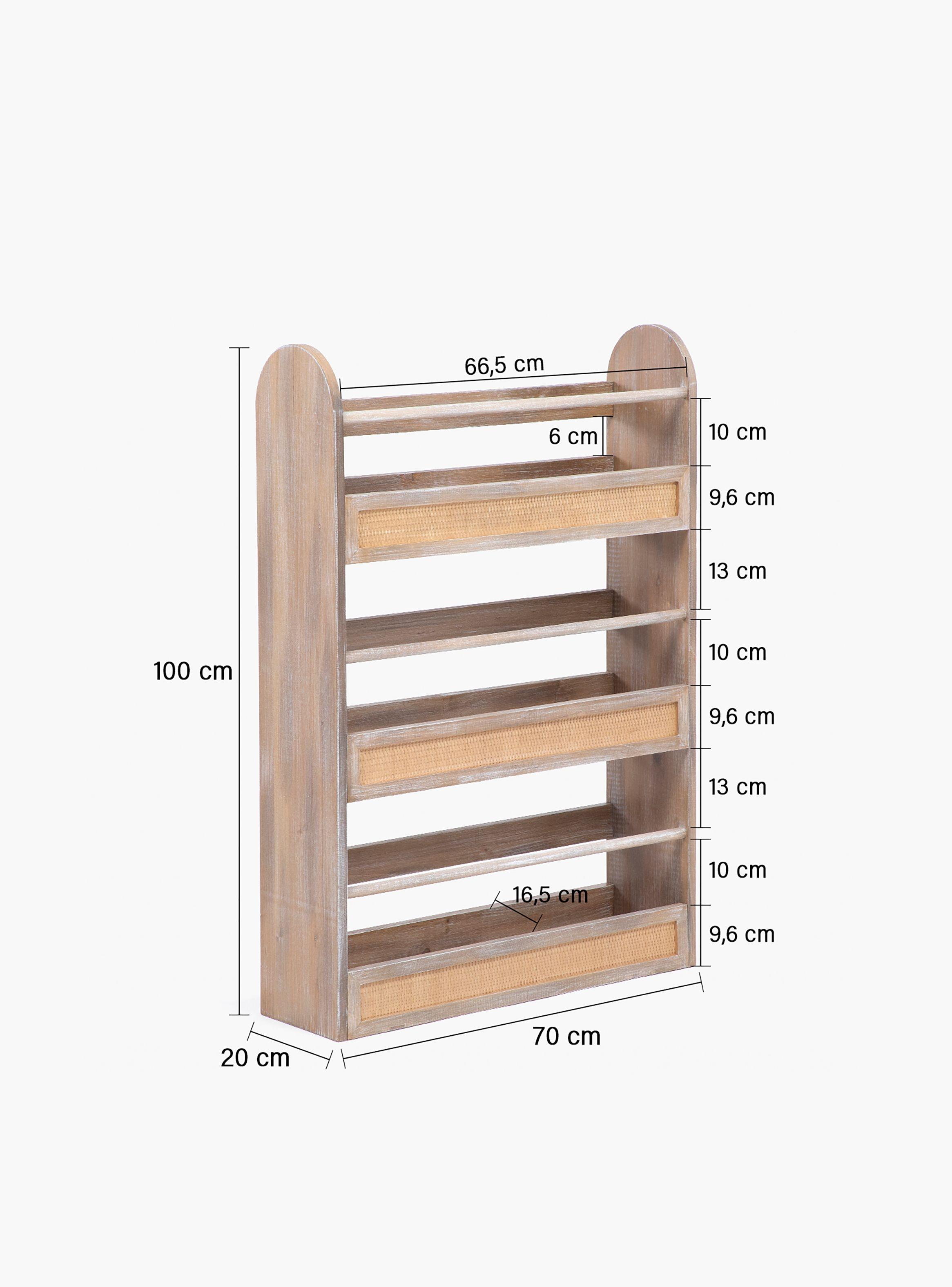 Librero Infantil Azalea Triple Natural-8