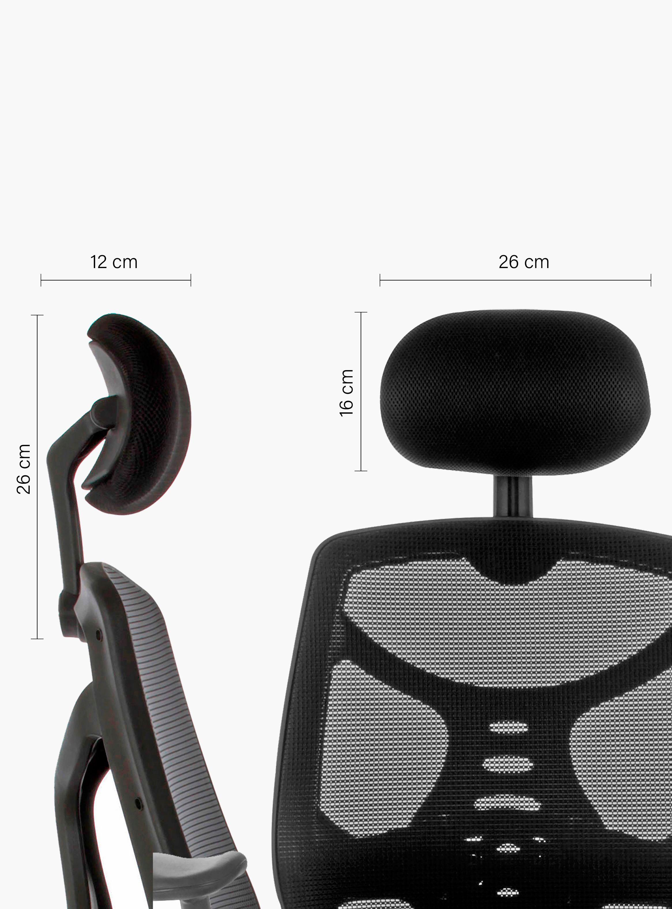 Cabecero para silla Identity Negro-5