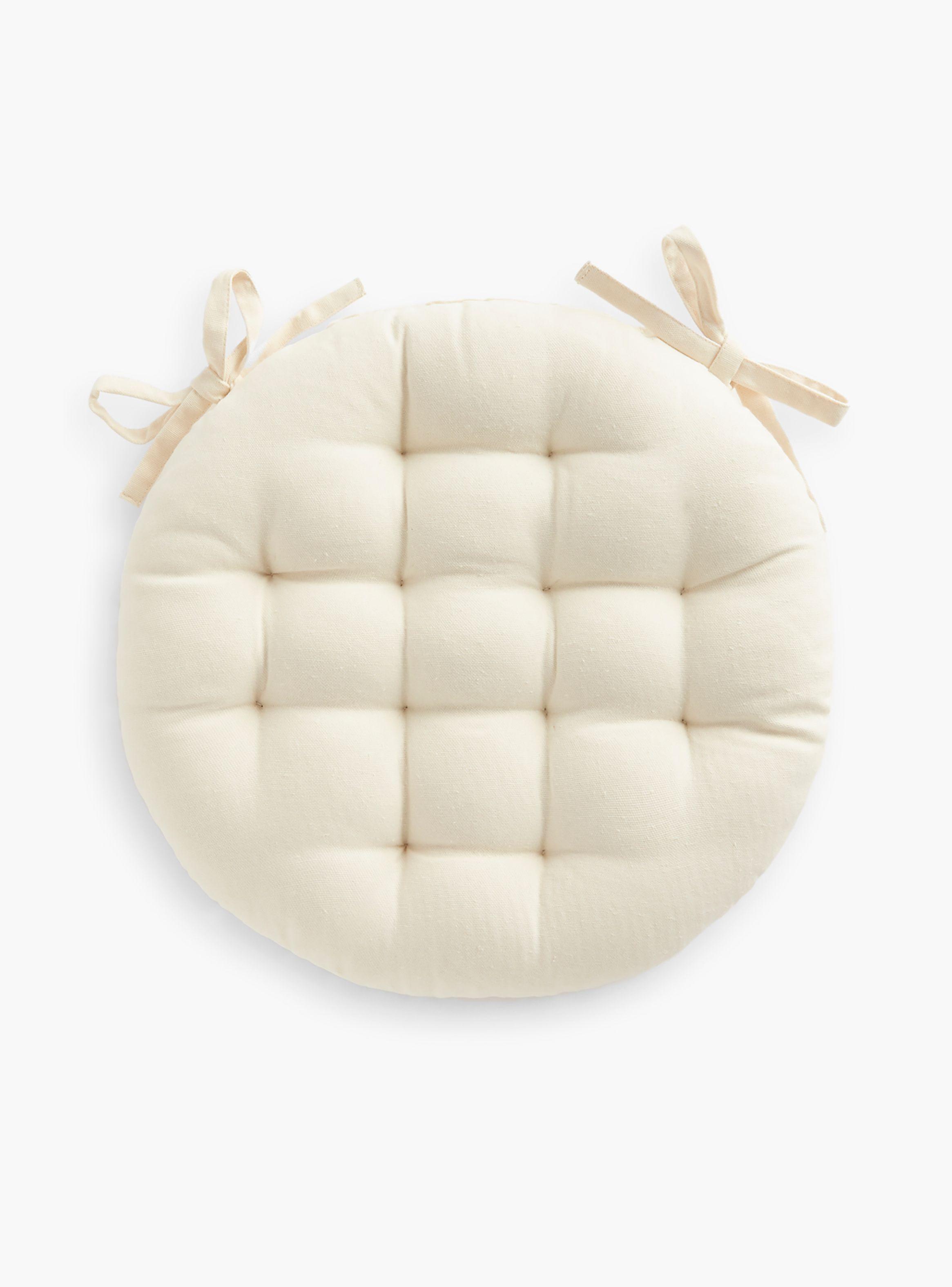 Cojín de Silla Redondo Algodón Gavema Beige-0