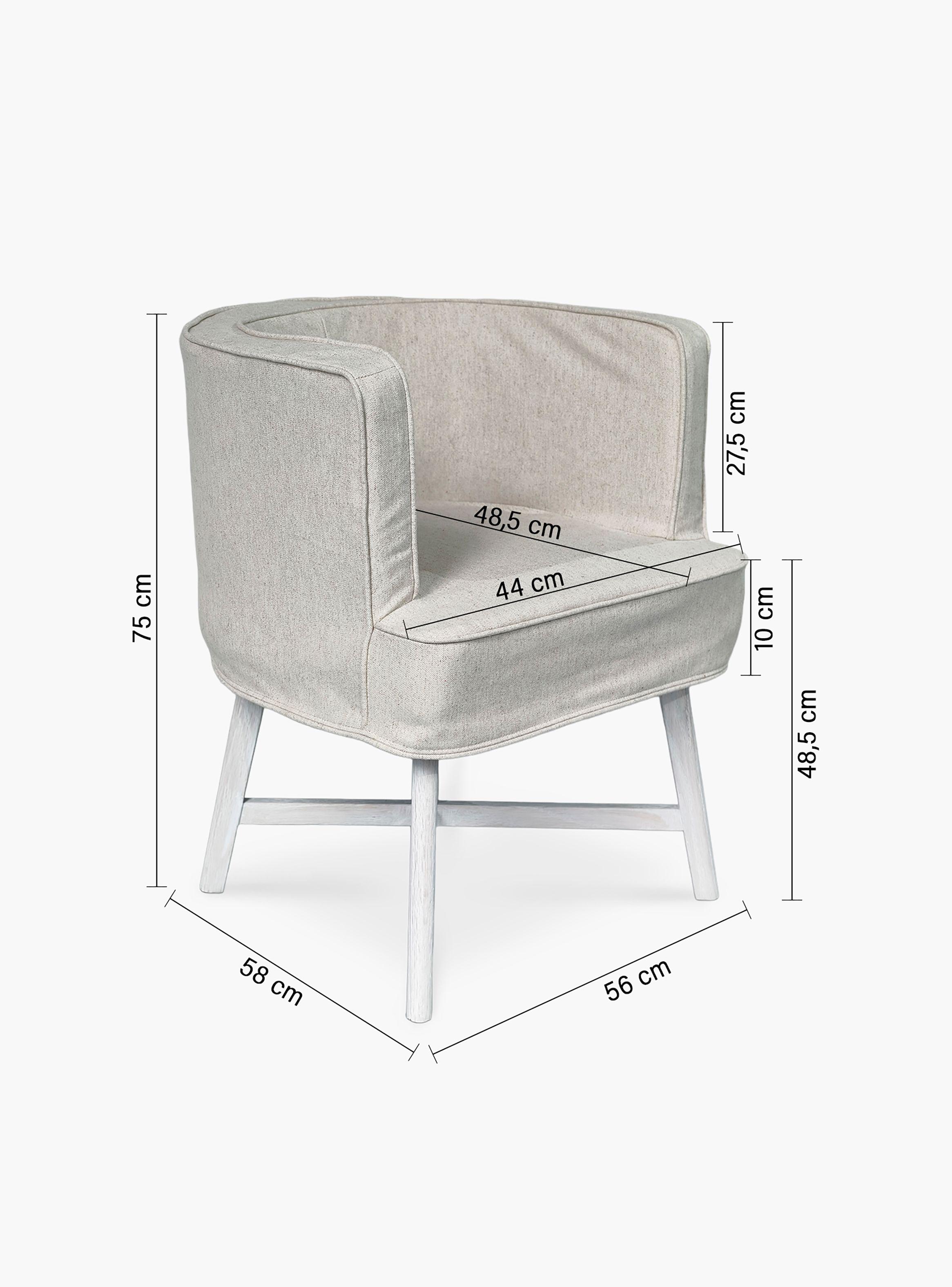 Silla Tapiz Millie Beige-3