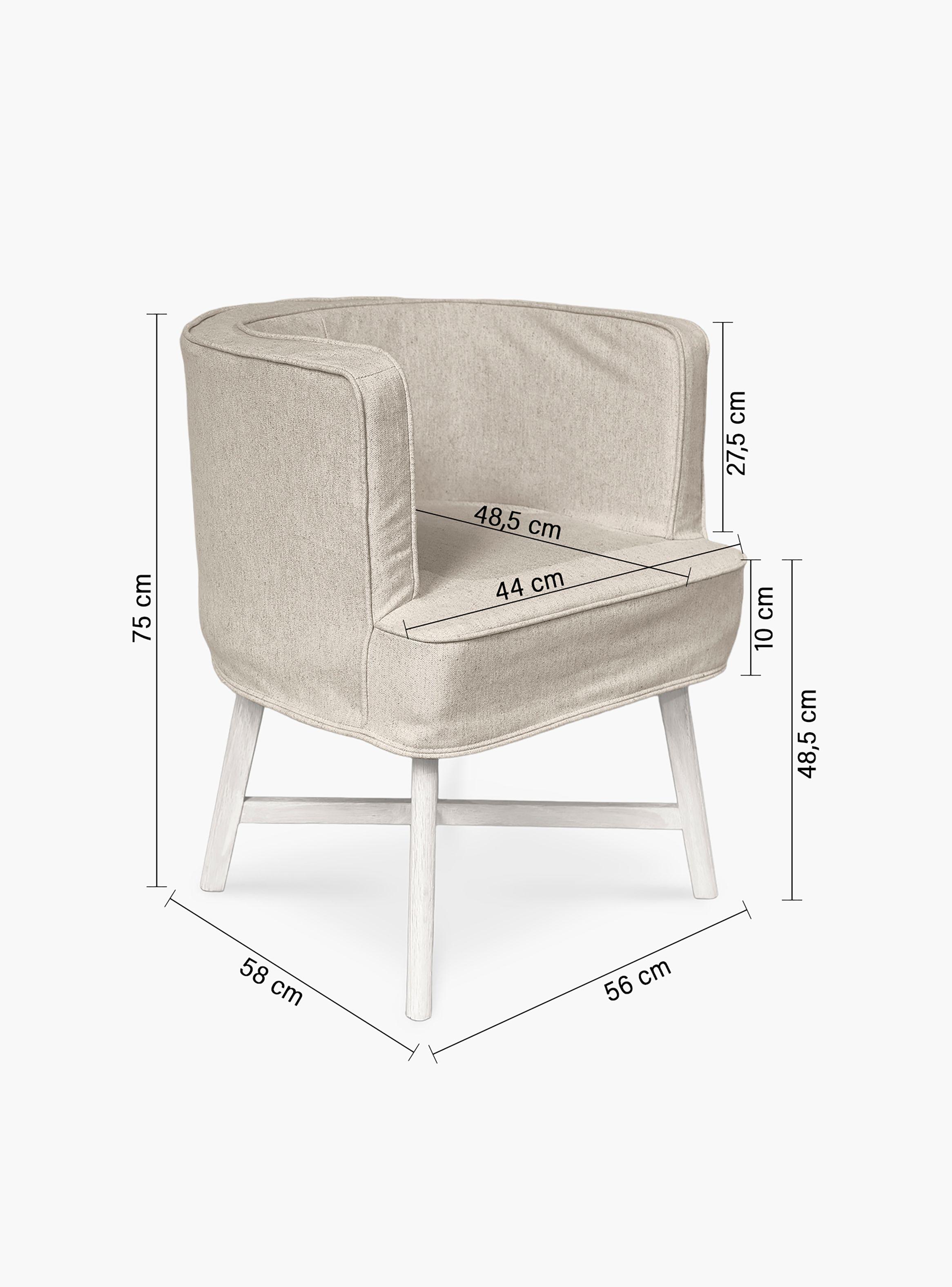 Silla Tapiz Millie Beige-3
