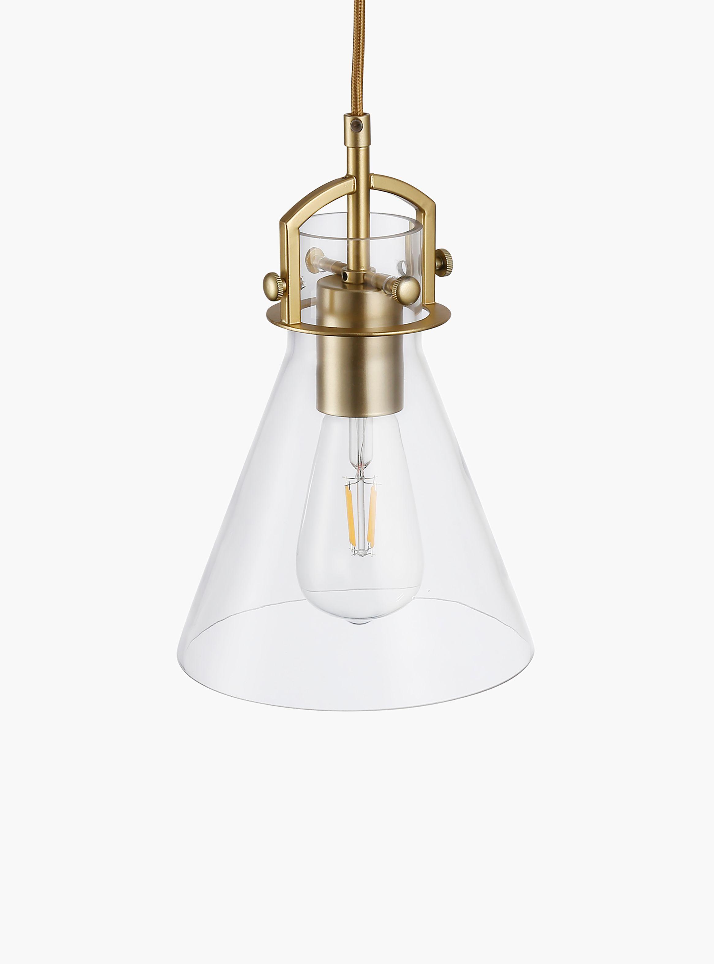 Lámpara de Colgar Addison Bronce-2