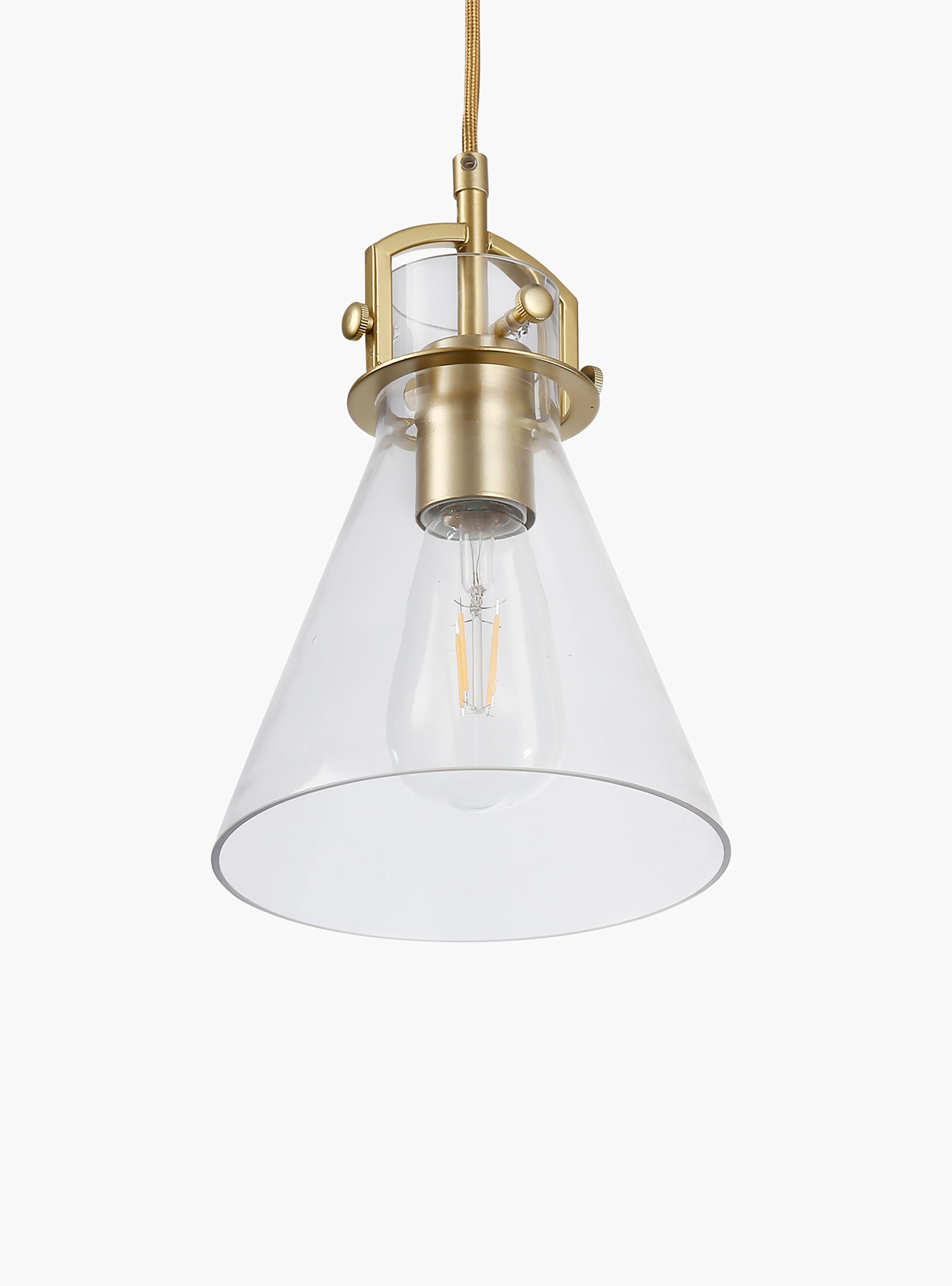 Lámpara de Colgar Addison Bronce-3