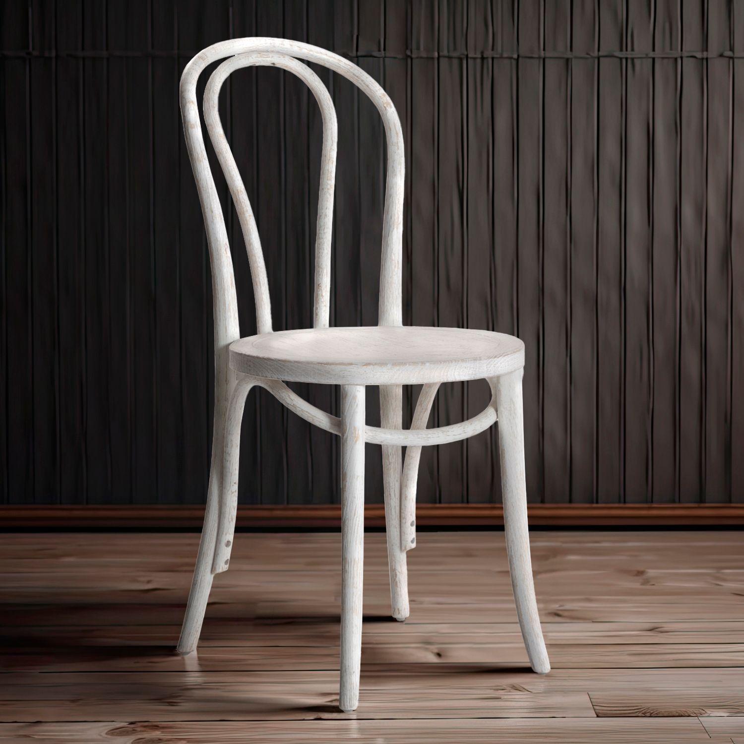 Silla Madera Vienna blanco-5