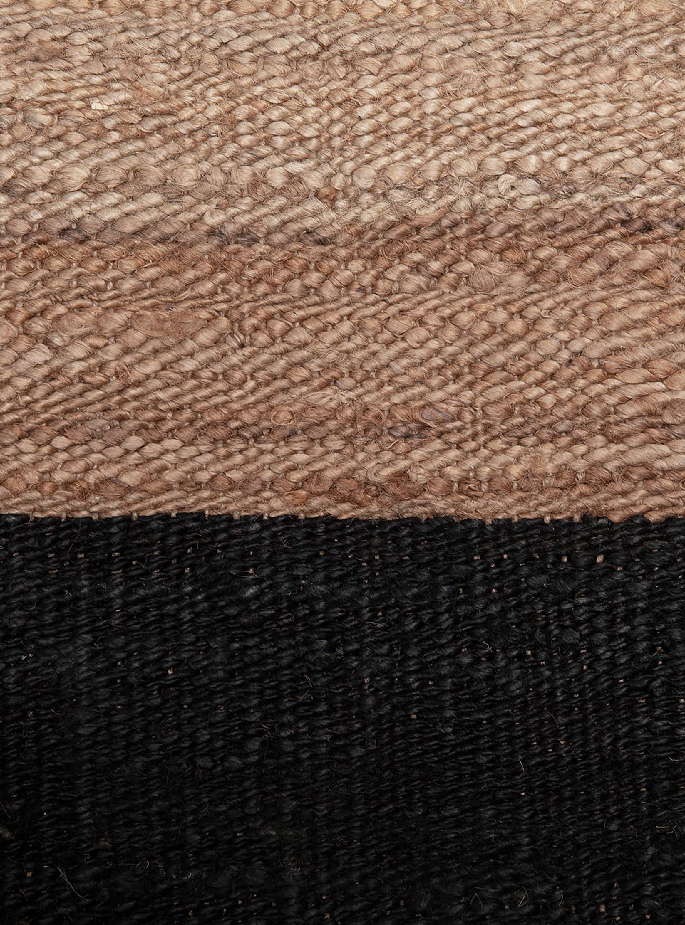 Alfombra Yute Nubia 200x300 Negro-3
