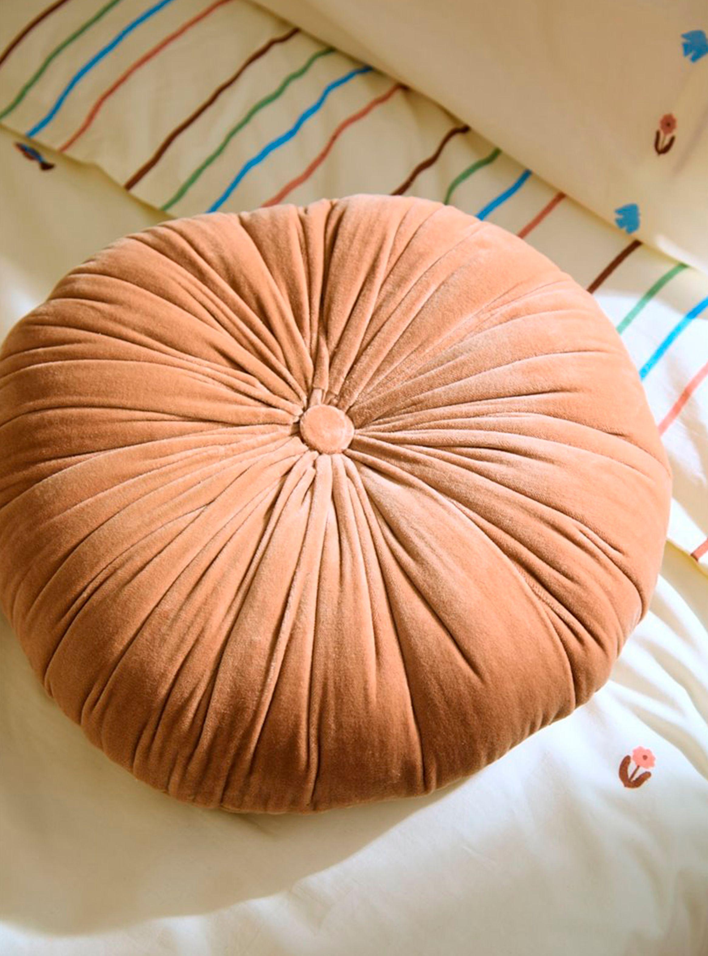 Cojín Velur 40x8 Rosa Envejecido-3