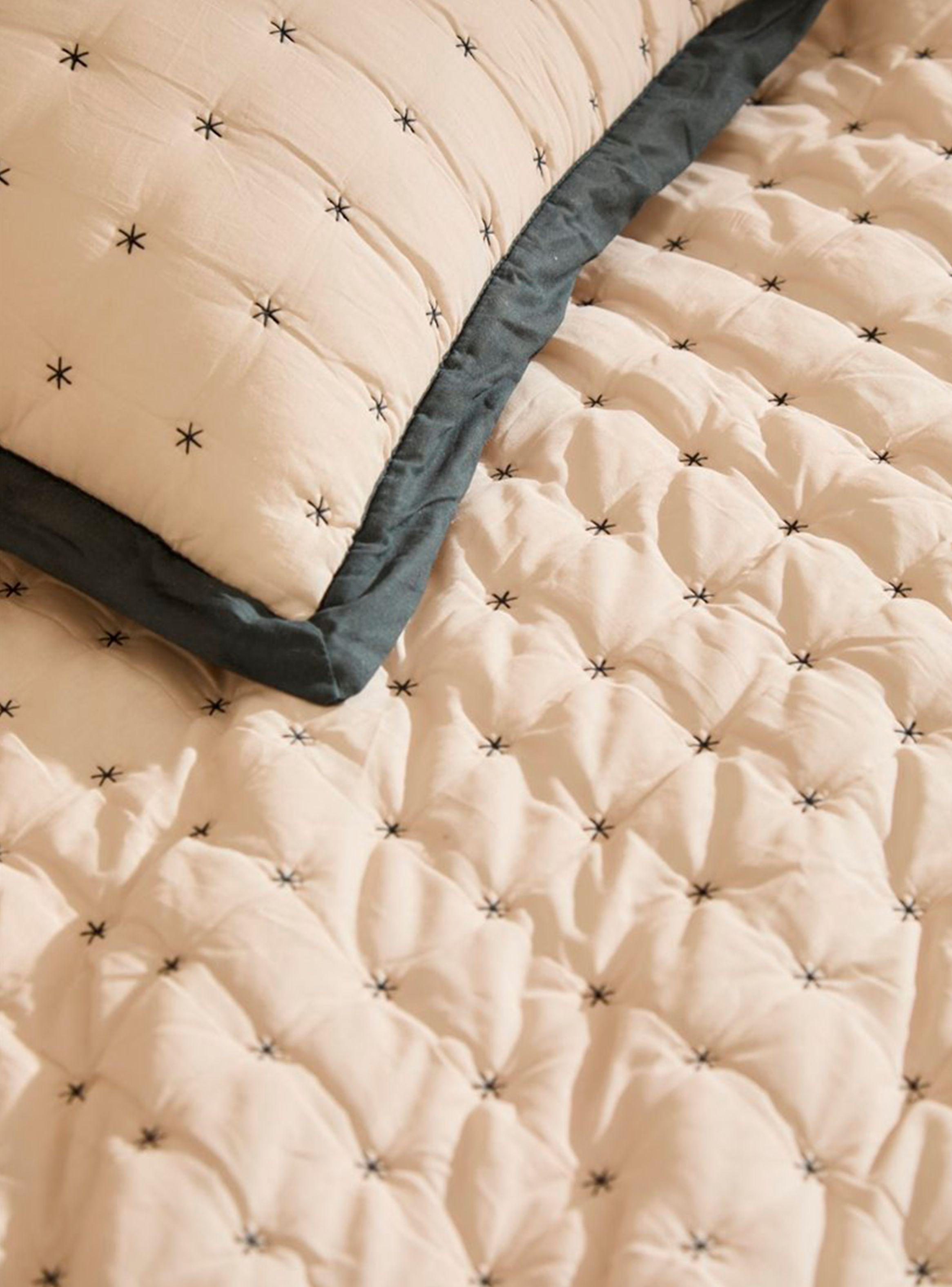 Colcha Nimes 180x260 Crudo (Cama 1 o 1 1/2 Plazas)-2