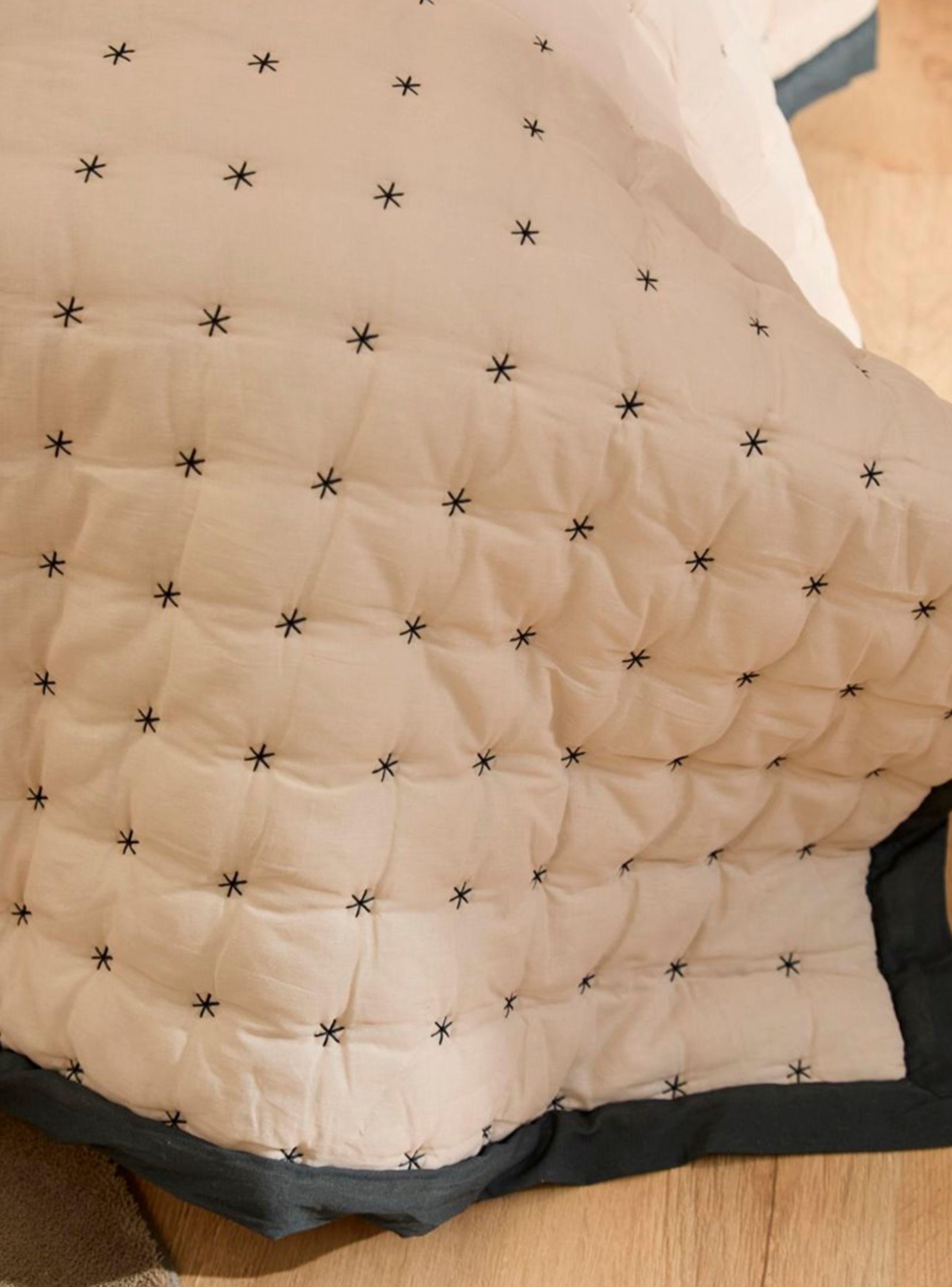 Colcha Nimes 180x260 Crudo (Cama 1 o 1 1/2 Plazas)-3