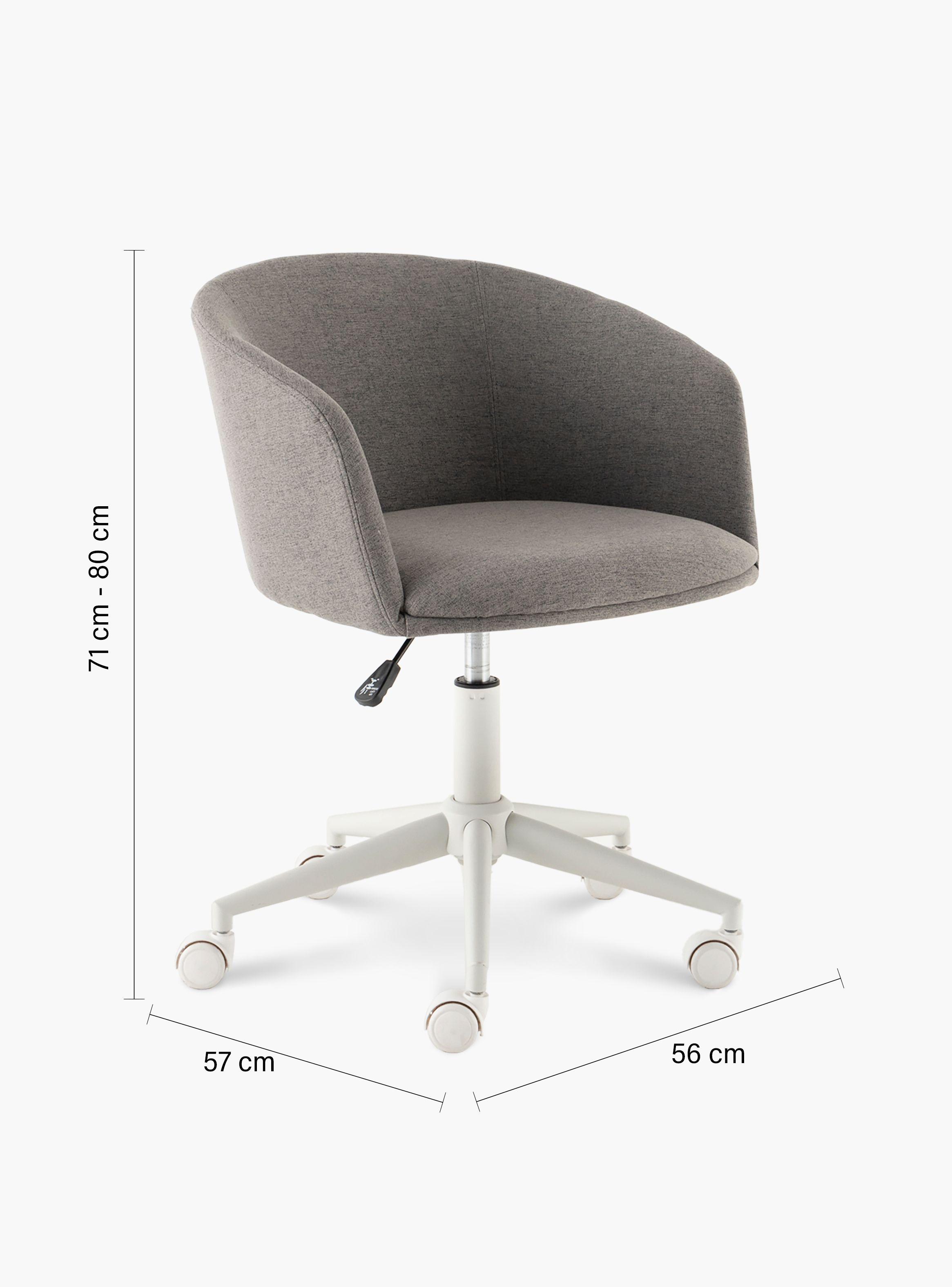 Silla de Oficina Anton Gris-5