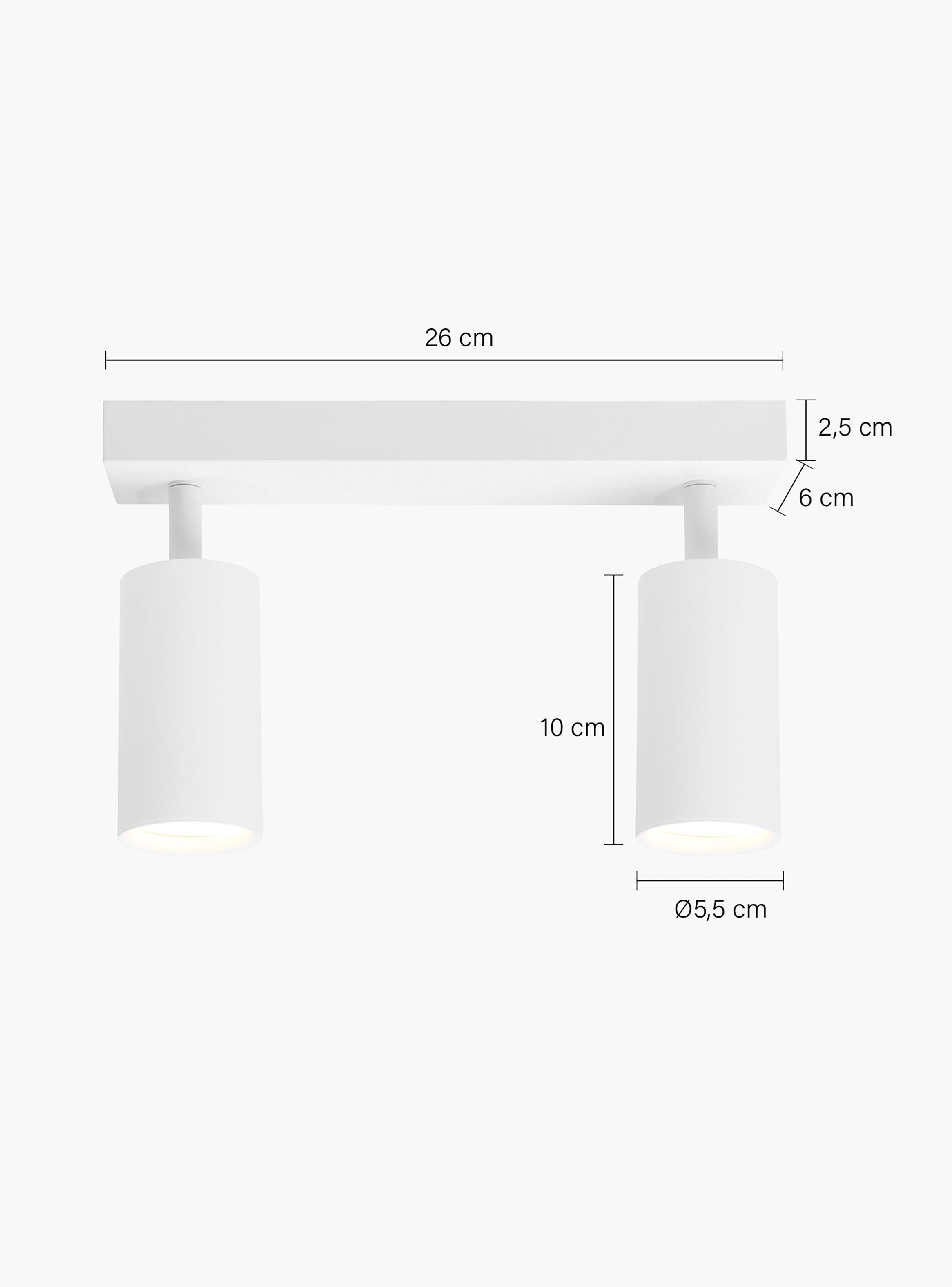 Lámpara de Techo Harper x2 Blanco-5