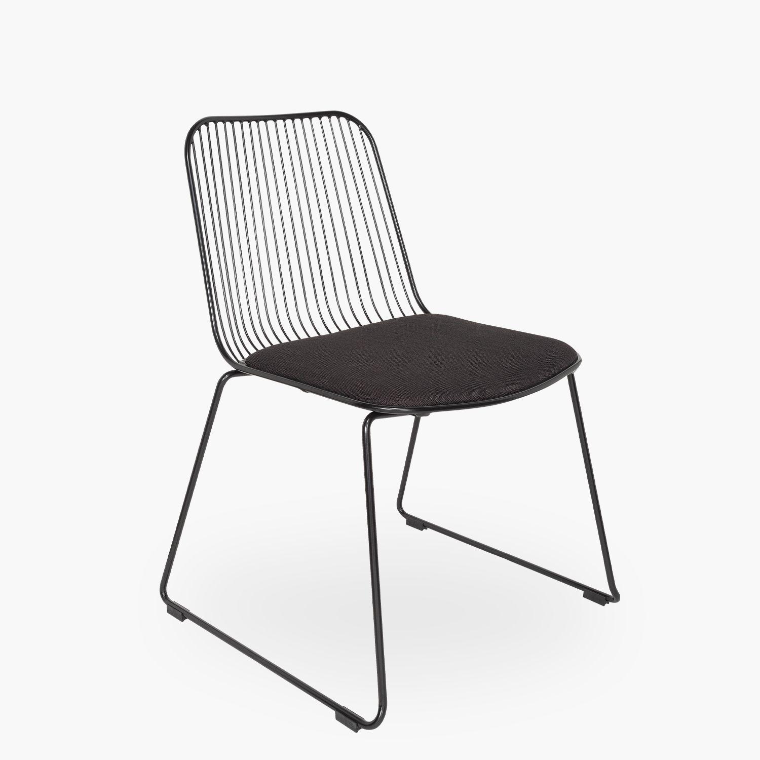 Silla Metalica Isa Negro-1