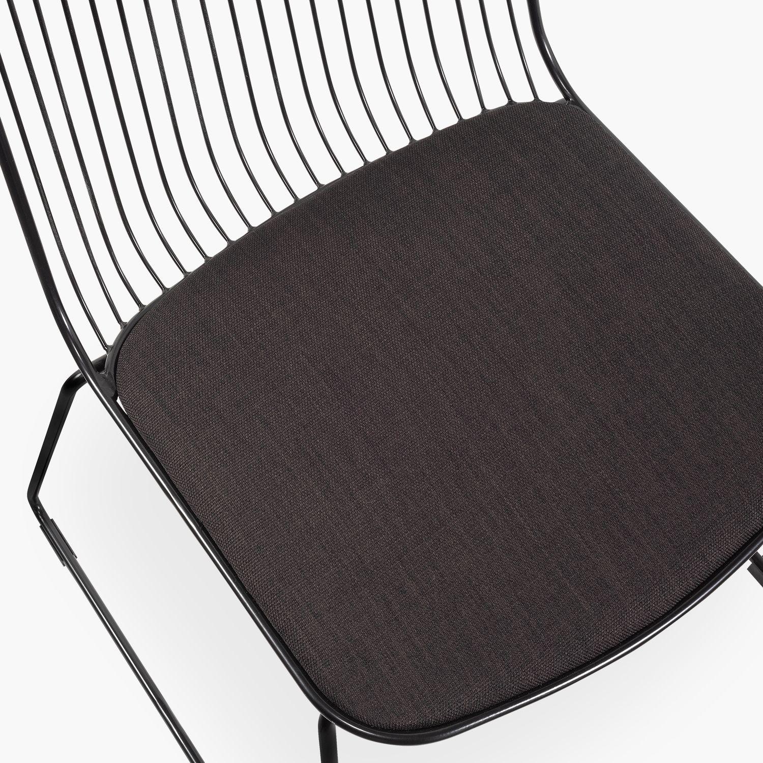 Silla Metalica Isa Negro-2